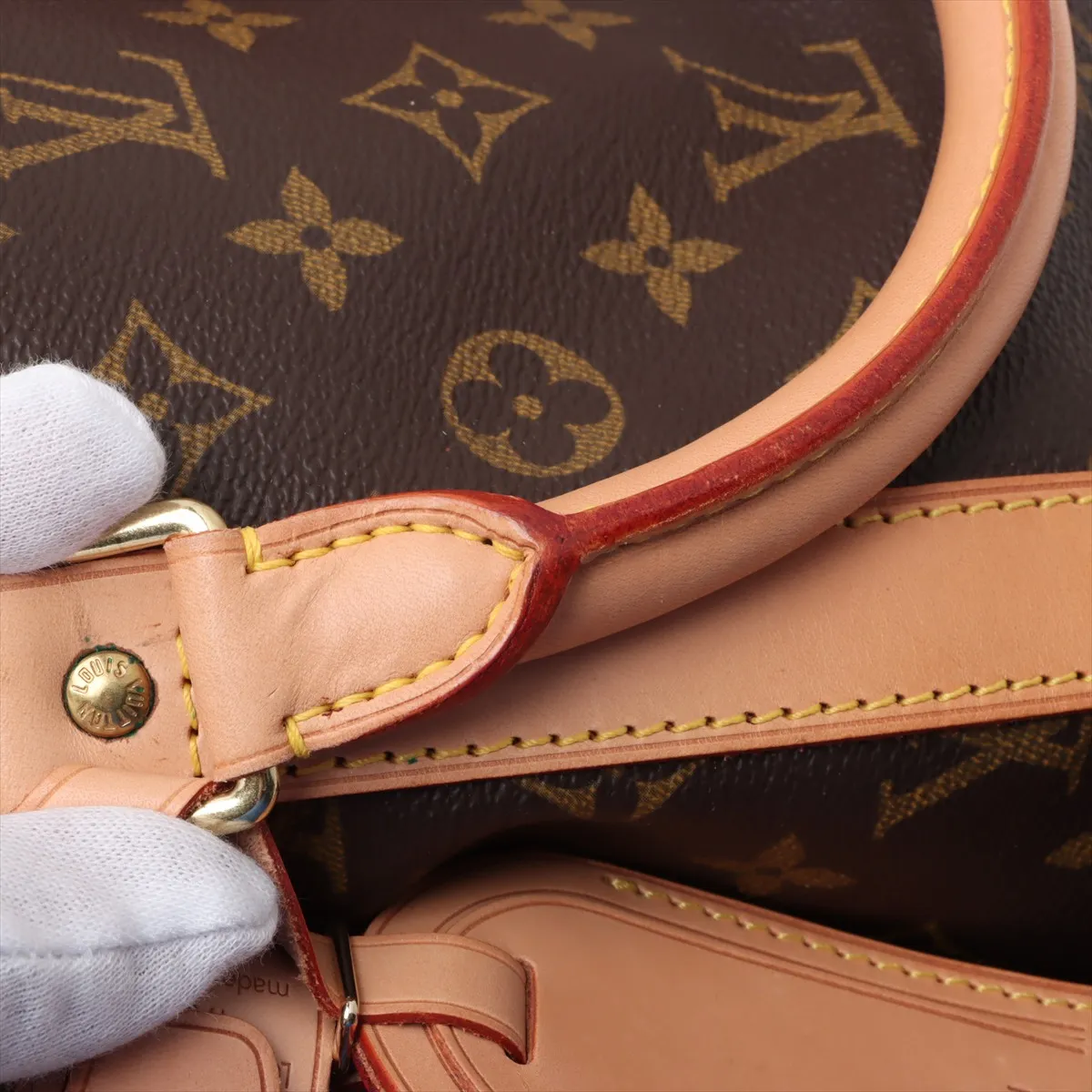 Monogram Keepall 55 M41424 FL0050 Brown — view 11