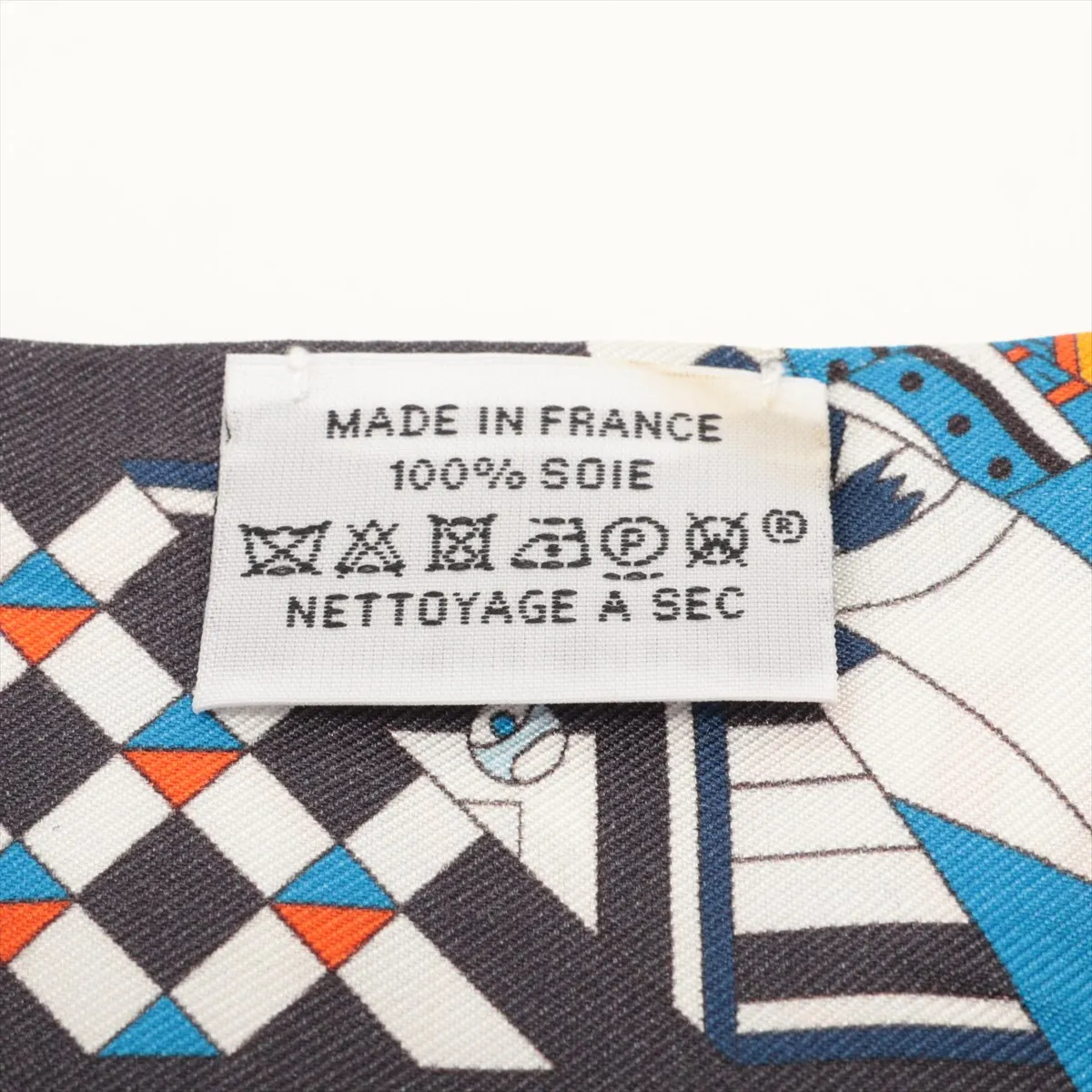 Twilly "De l'Ombrelle aux Duels Vieux" (Duel with a Cane and Umbrella) Scarf, Silk, Multicolor, Shows signs of wear, — view 4