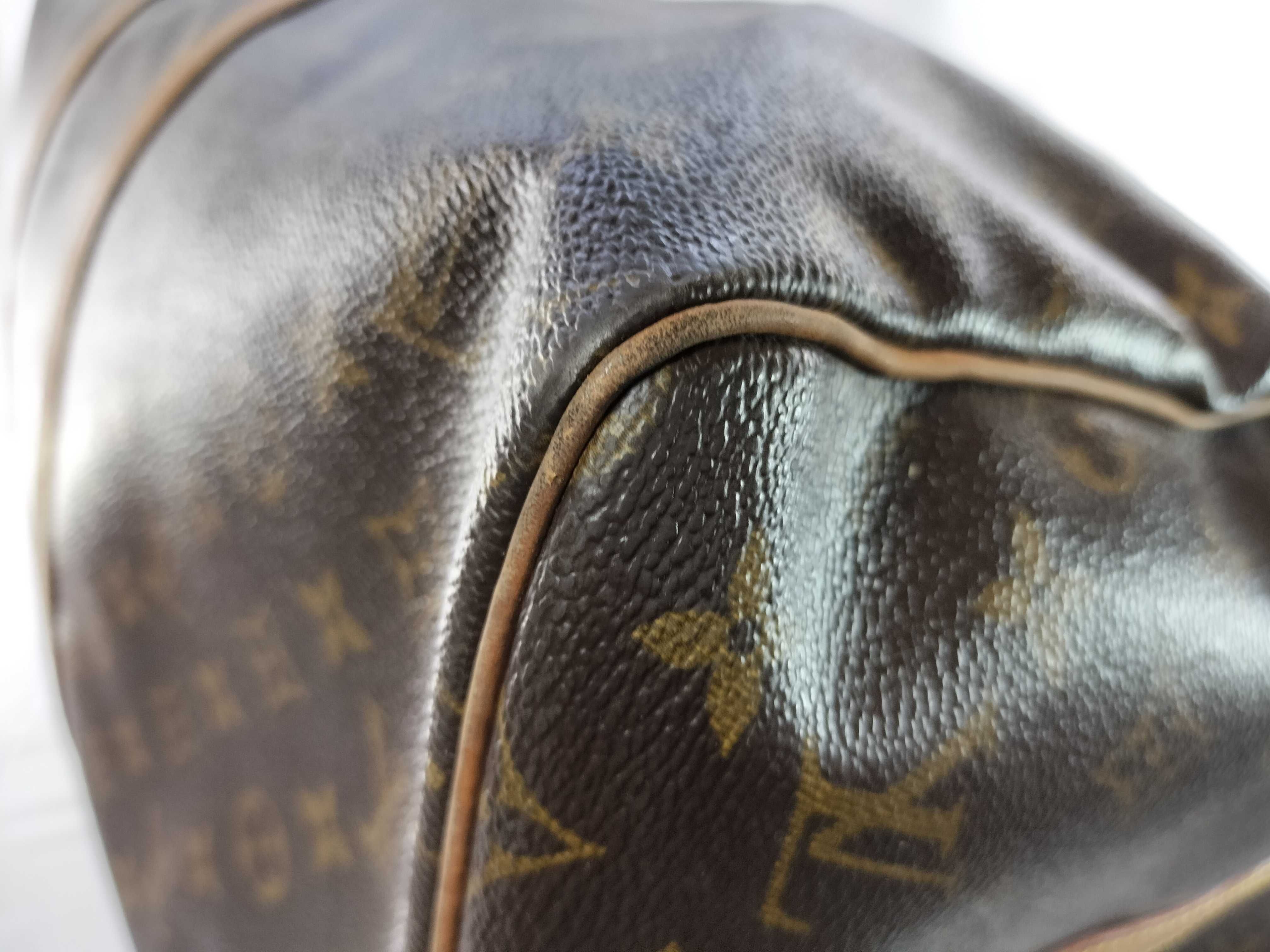 Monogram M41412 Keepall Bandoulière 55 Boston Bag (Shoulder strap missing) — view 7