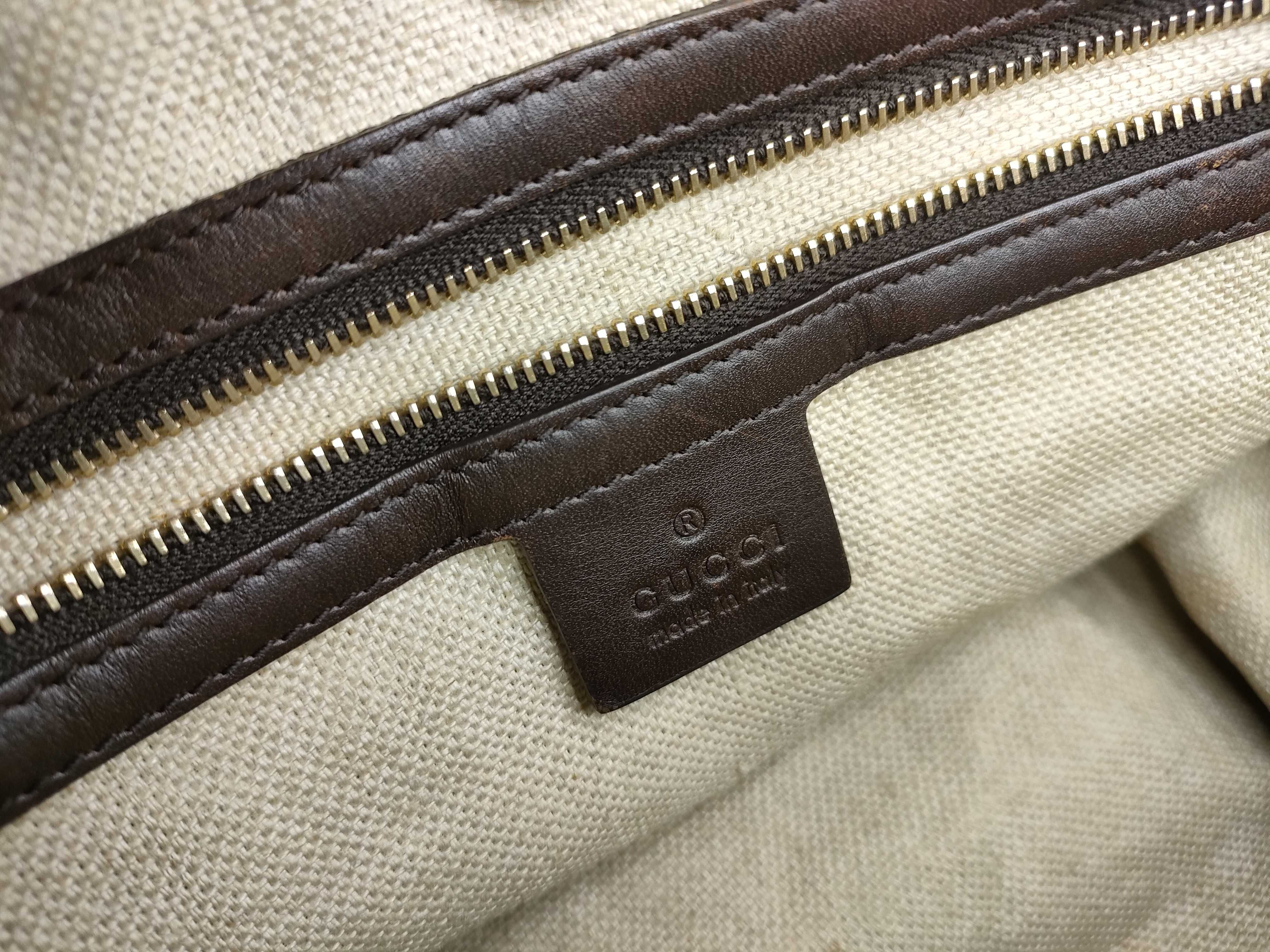 Canvas Tote Bag with Printed Logo, Brown — view 10