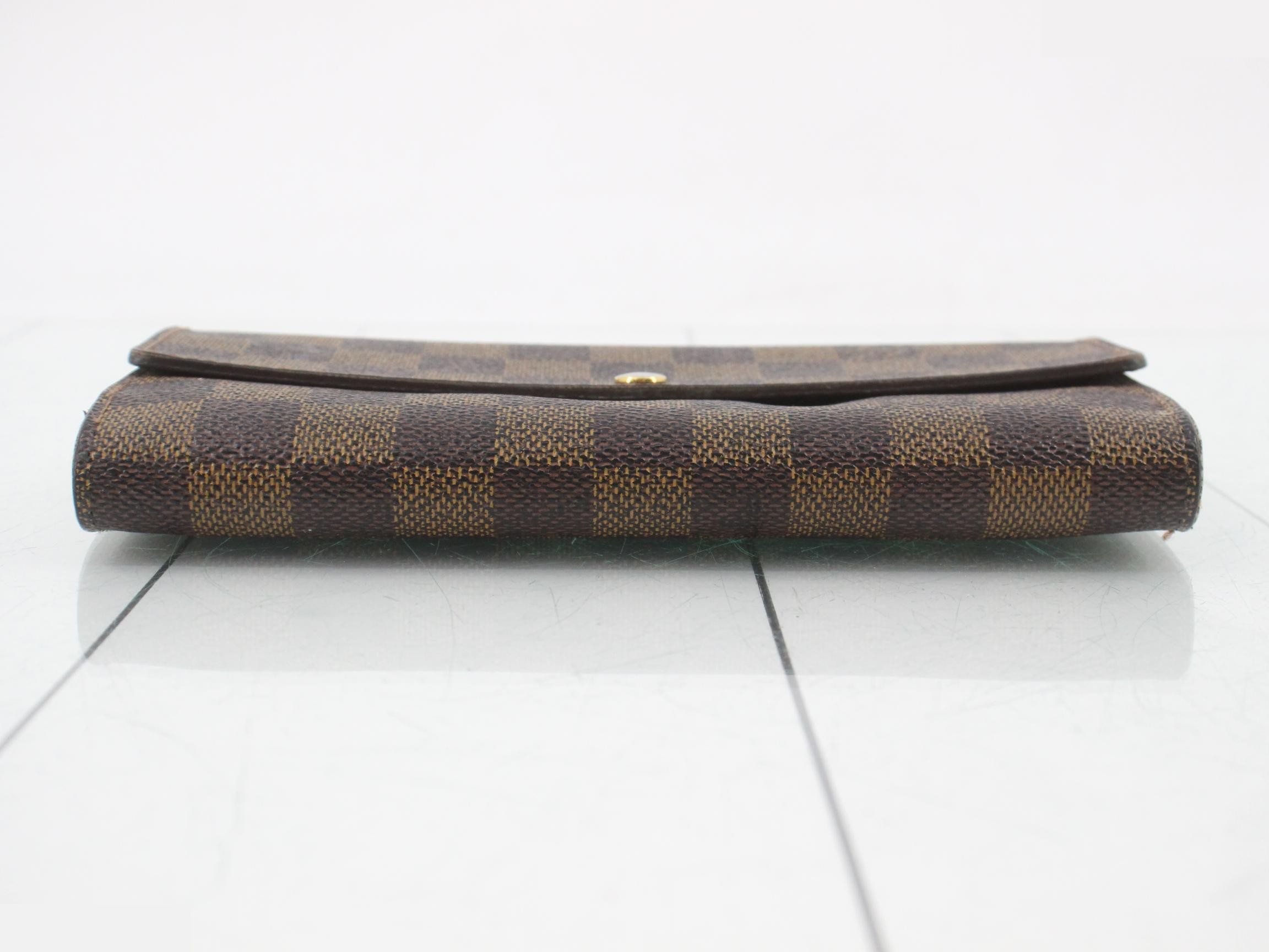 Damier Portefeuille Sarah Bi-fold Long Wallet — view 3