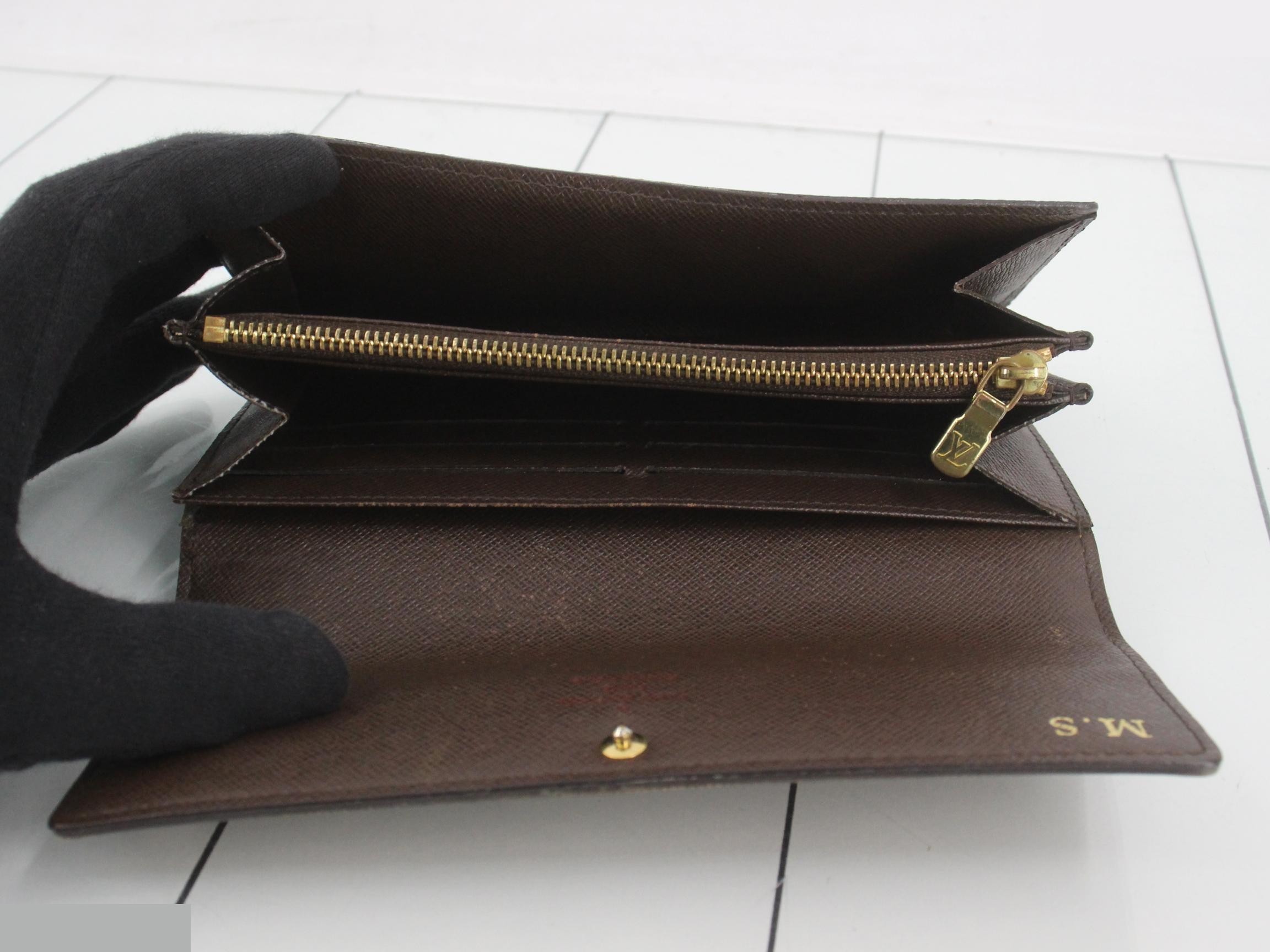 Damier Portefeuille Sarah Bi-fold Long Wallet — view 4