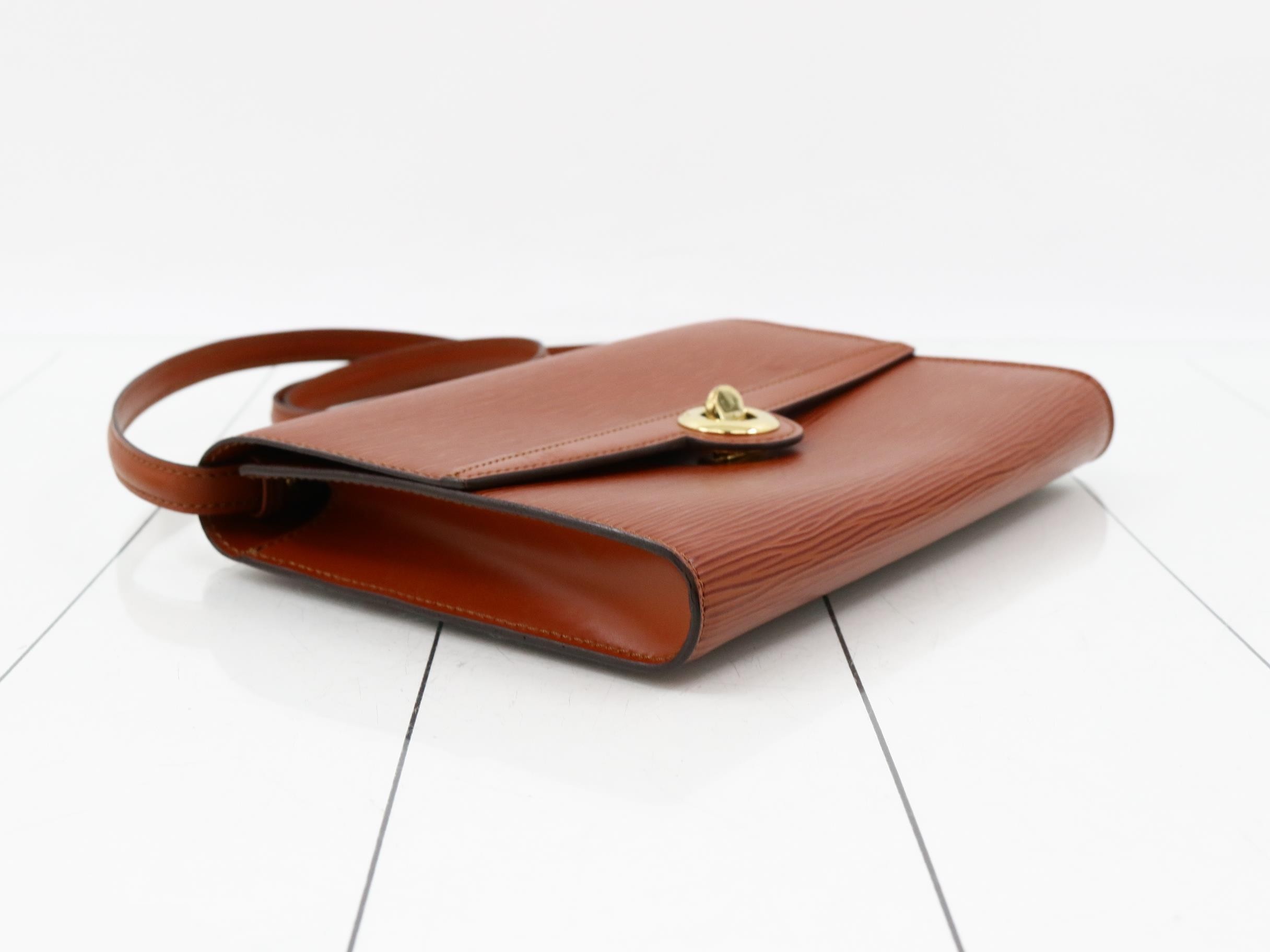 Epi Arche Kenyan Brown Shoulder Bag — view 5