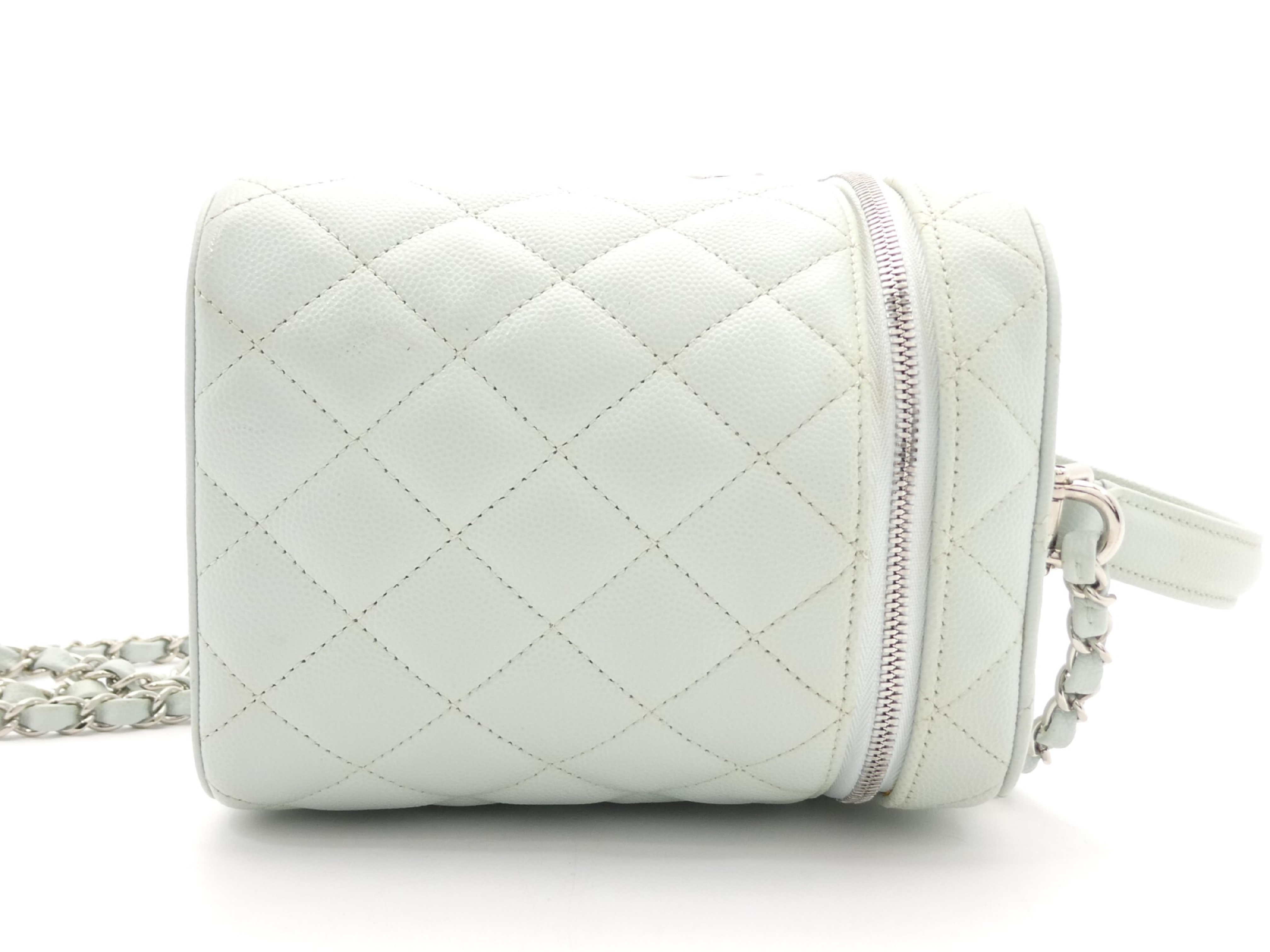 Caviar Skin Coco Mark Chain 2-Way Vanity Bag — view 4