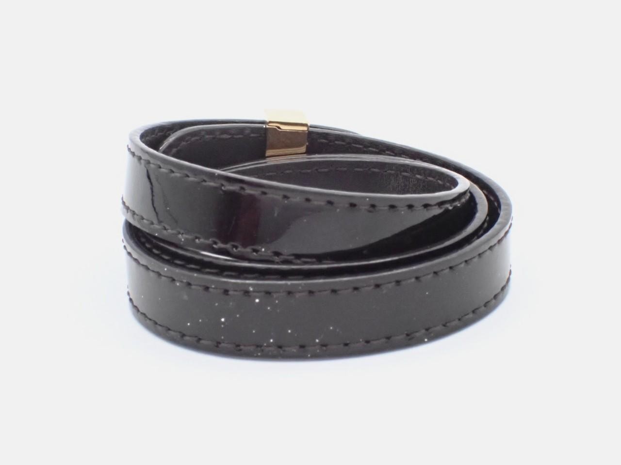 Box It Leather Enamel Brown Bracelet — view 2