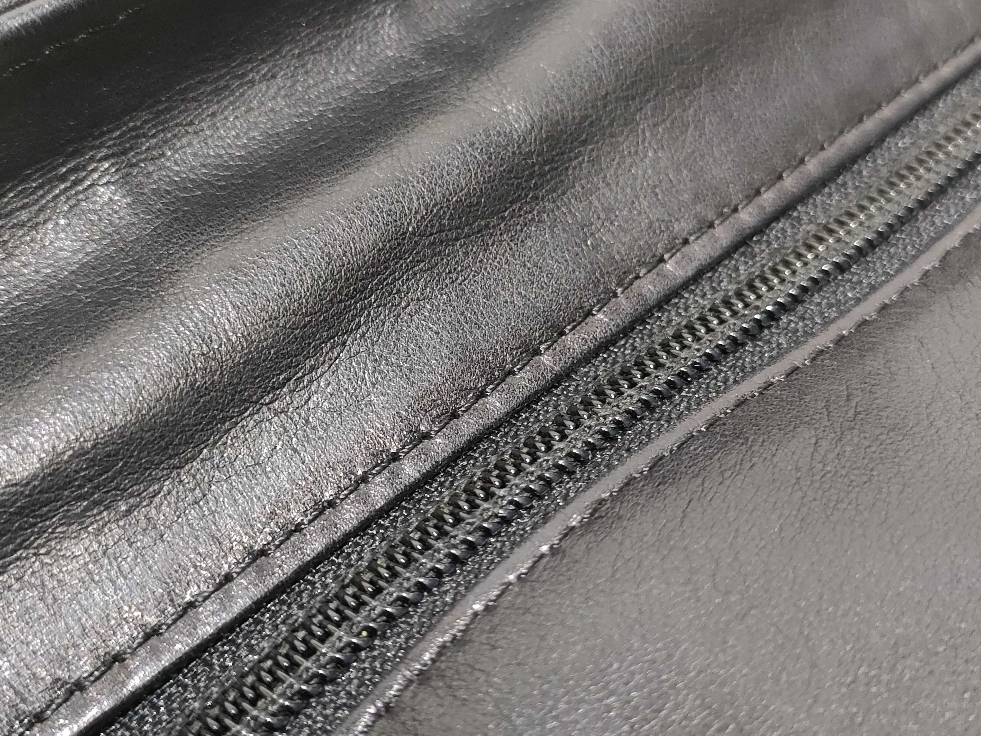 Pasta Metal Handle Leather Handbag — view 8