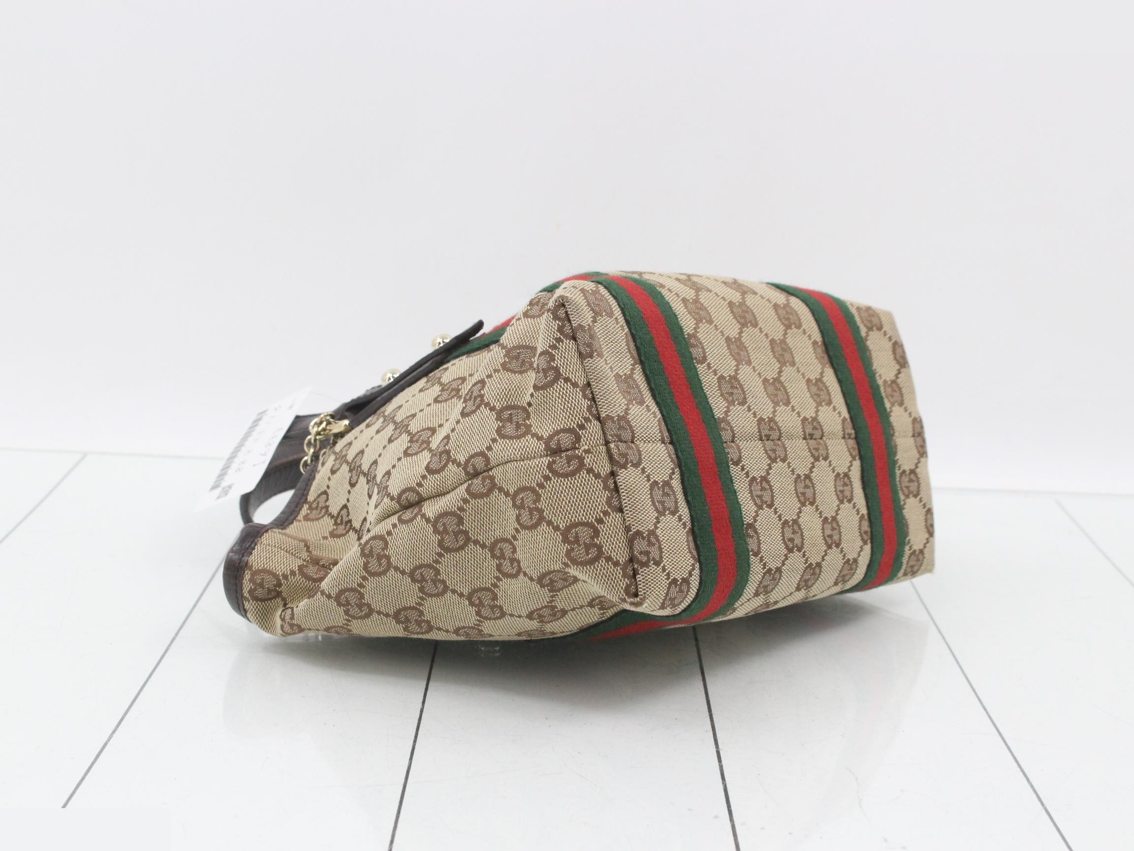 GG Canvas Sherry Handbag — view 5