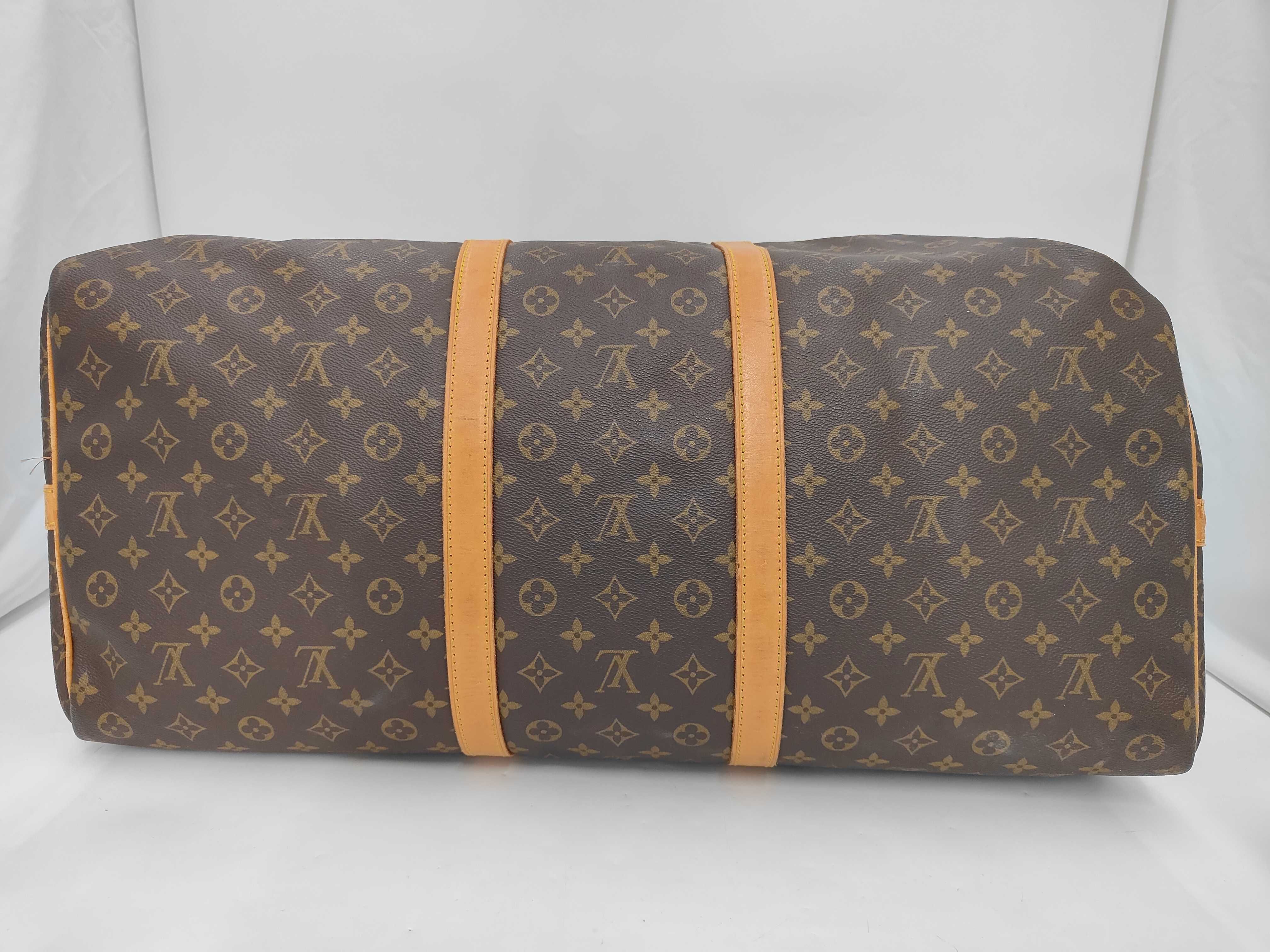 Monogram M41412 Keepall Bandouliere 60 Boston Bag — view 3