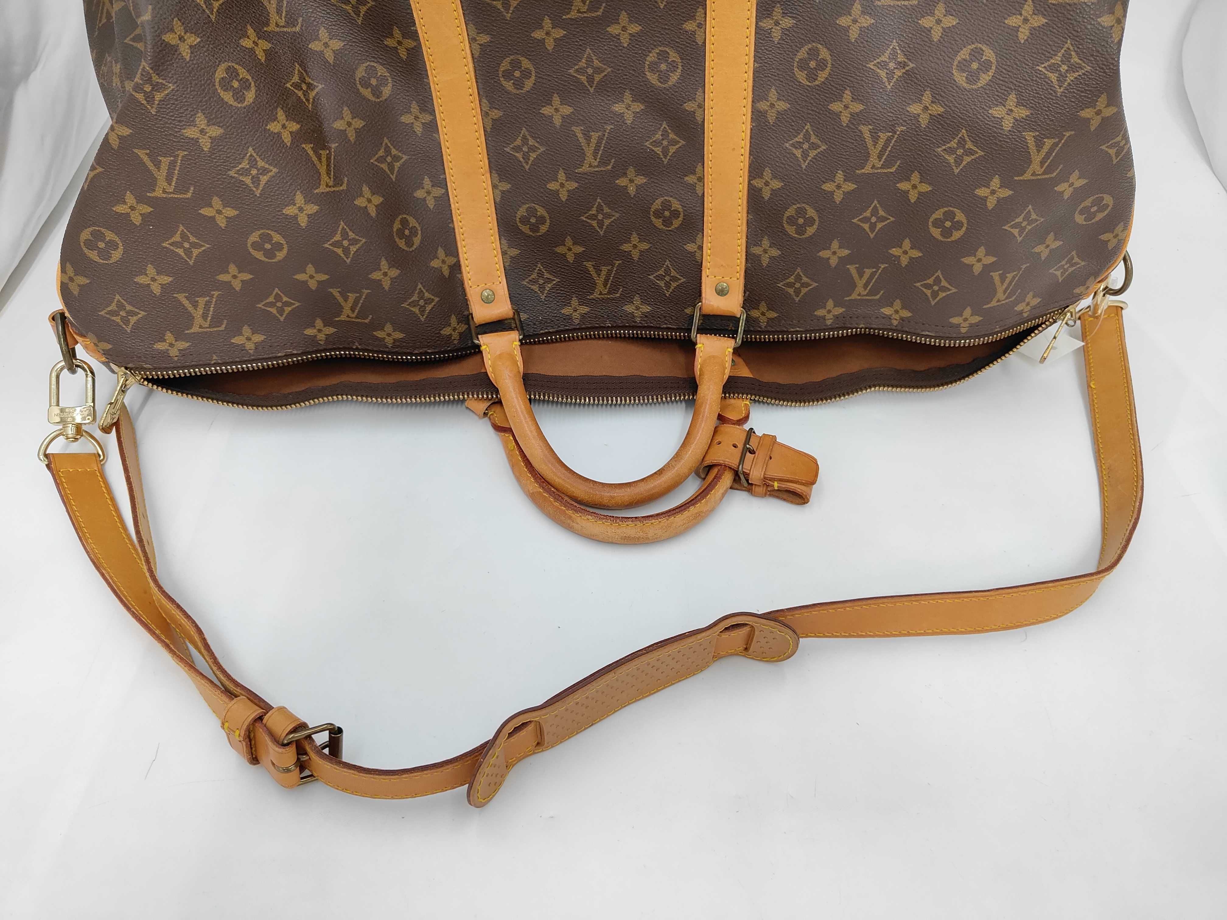 Monogram M41412 Keepall Bandouliere 60 Boston Bag — view 5