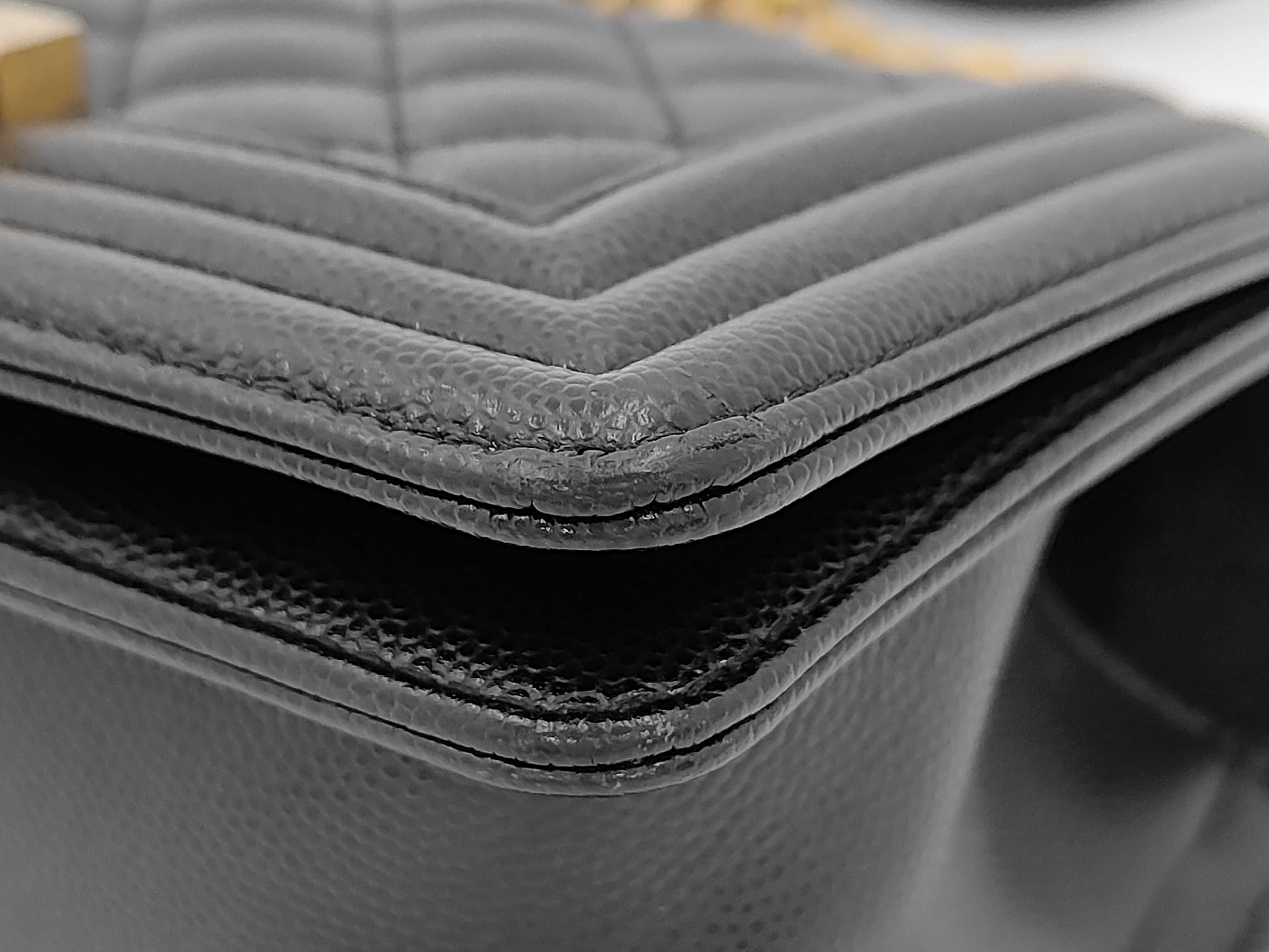 Le Boy Grain Calfskin Shoulder Bag — view 4