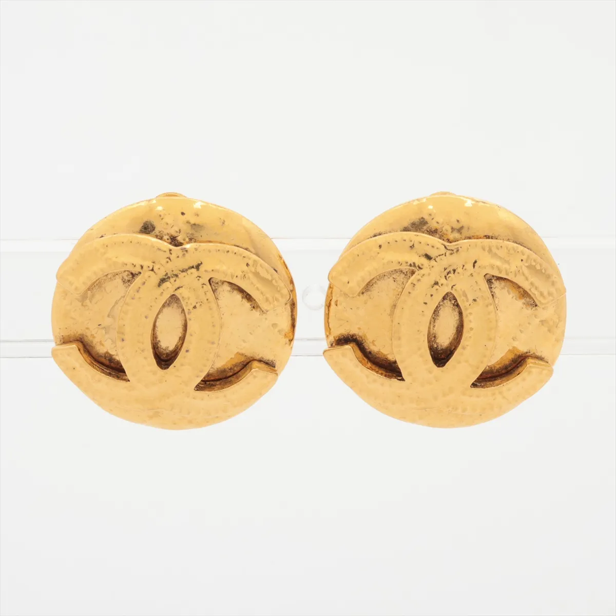 Coco Mark 94P Earrings (Pair) GP Gold - Dents,