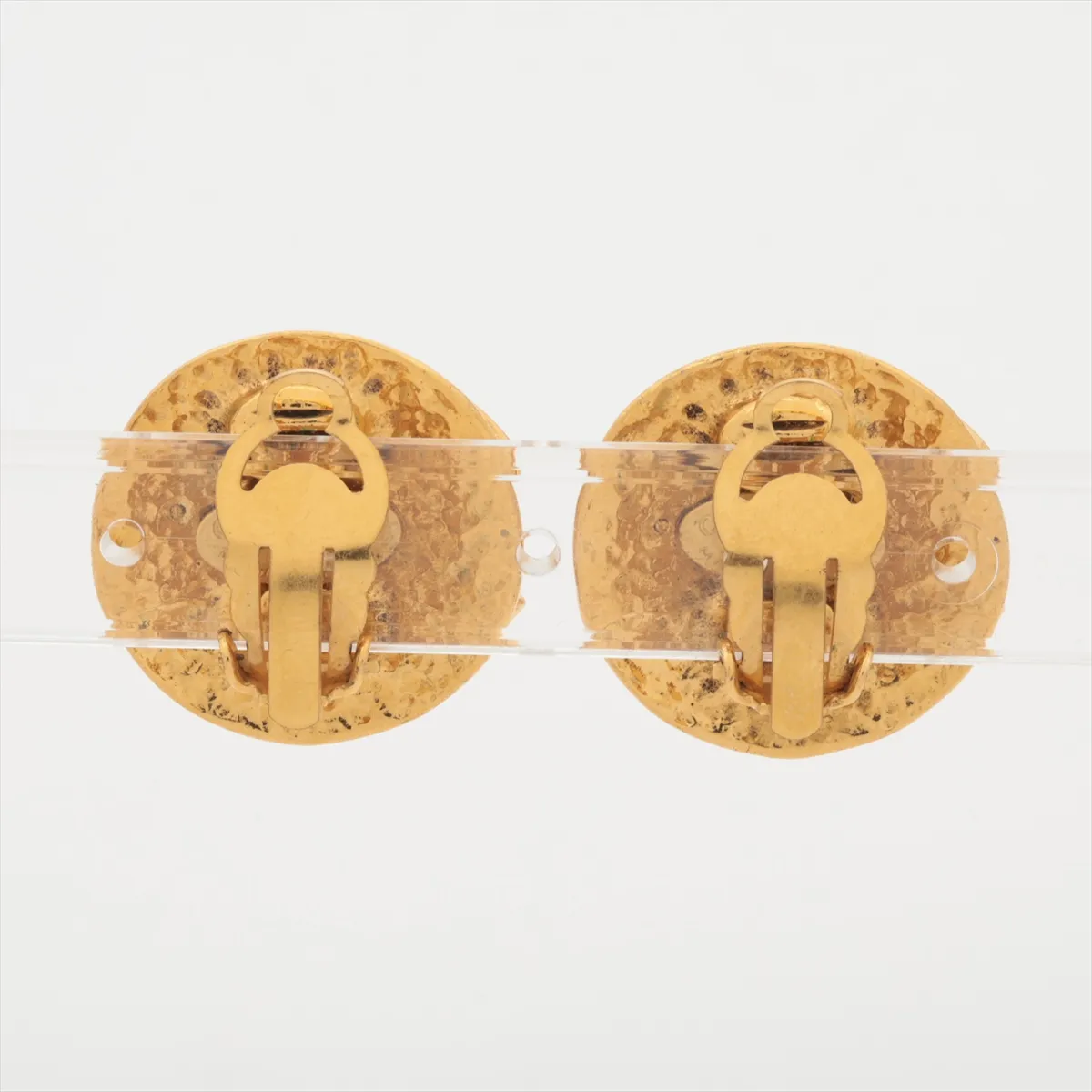 Coco Mark 94P Earrings (Pair) GP Gold - Dents, — view 2