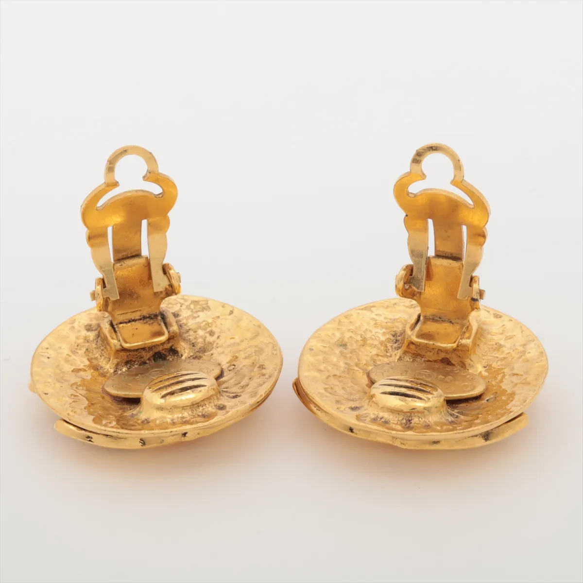 Coco Mark 94P Earrings (Pair) GP Gold - Dents, — view 4