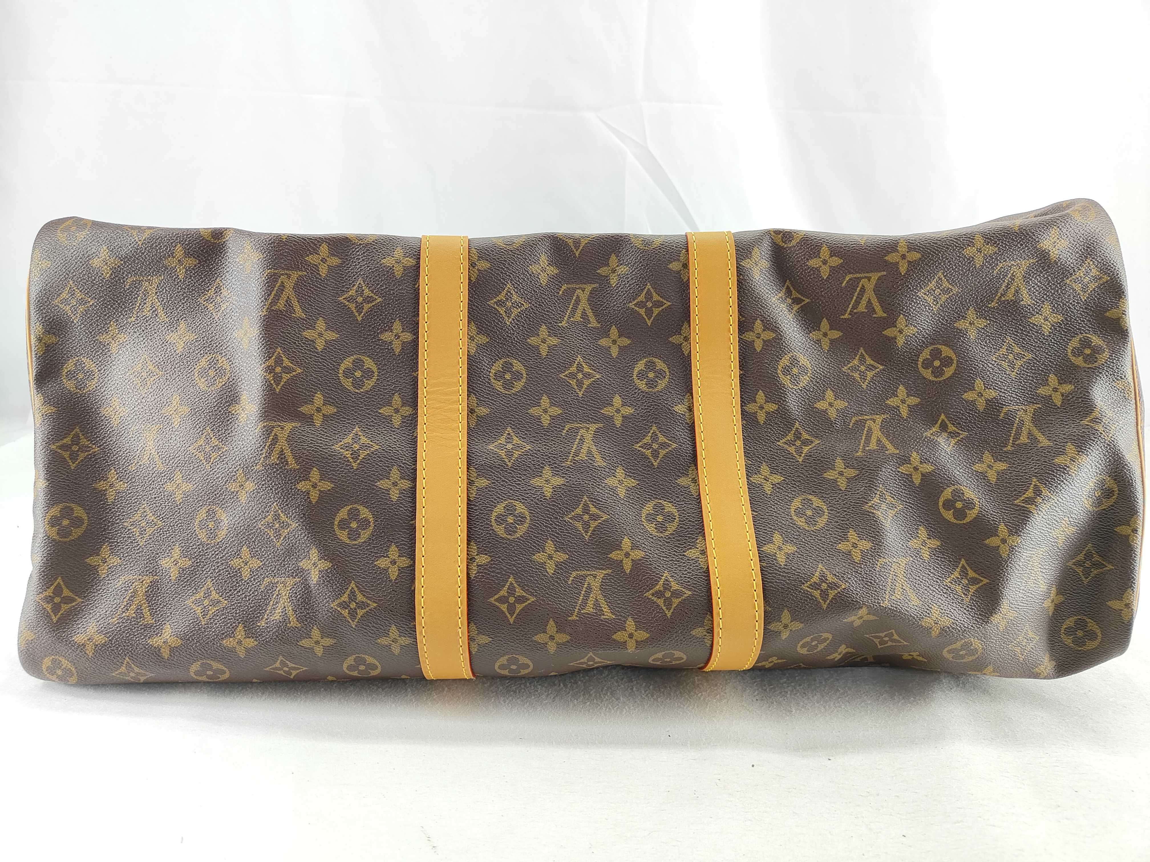 Monogram Keepall 60 M41422 Brown Boston Bag — view 11