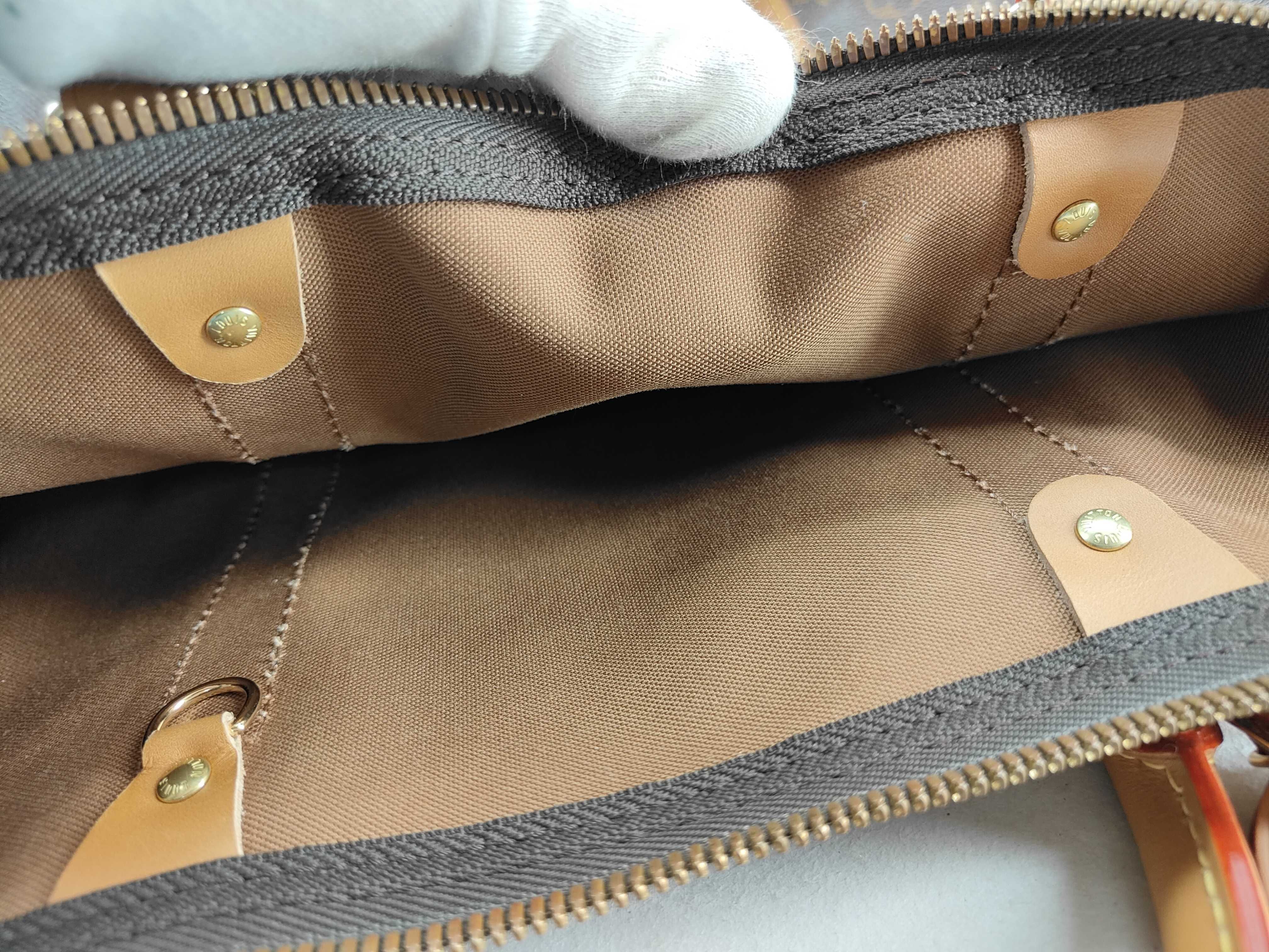 Monogram Keepall 60 M41422 Brown Boston Bag — view 14