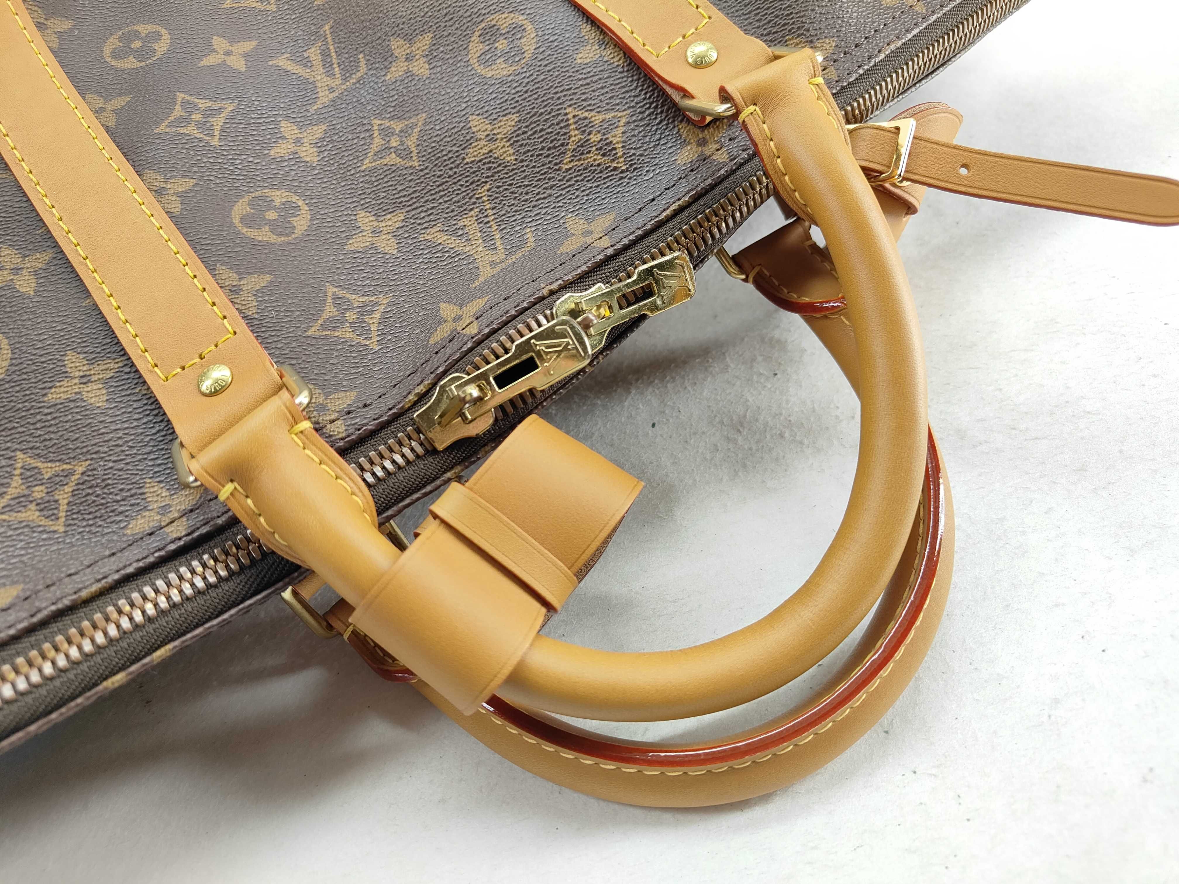 Monogram Keepall 60 M41422 Brown Boston Bag — view 7