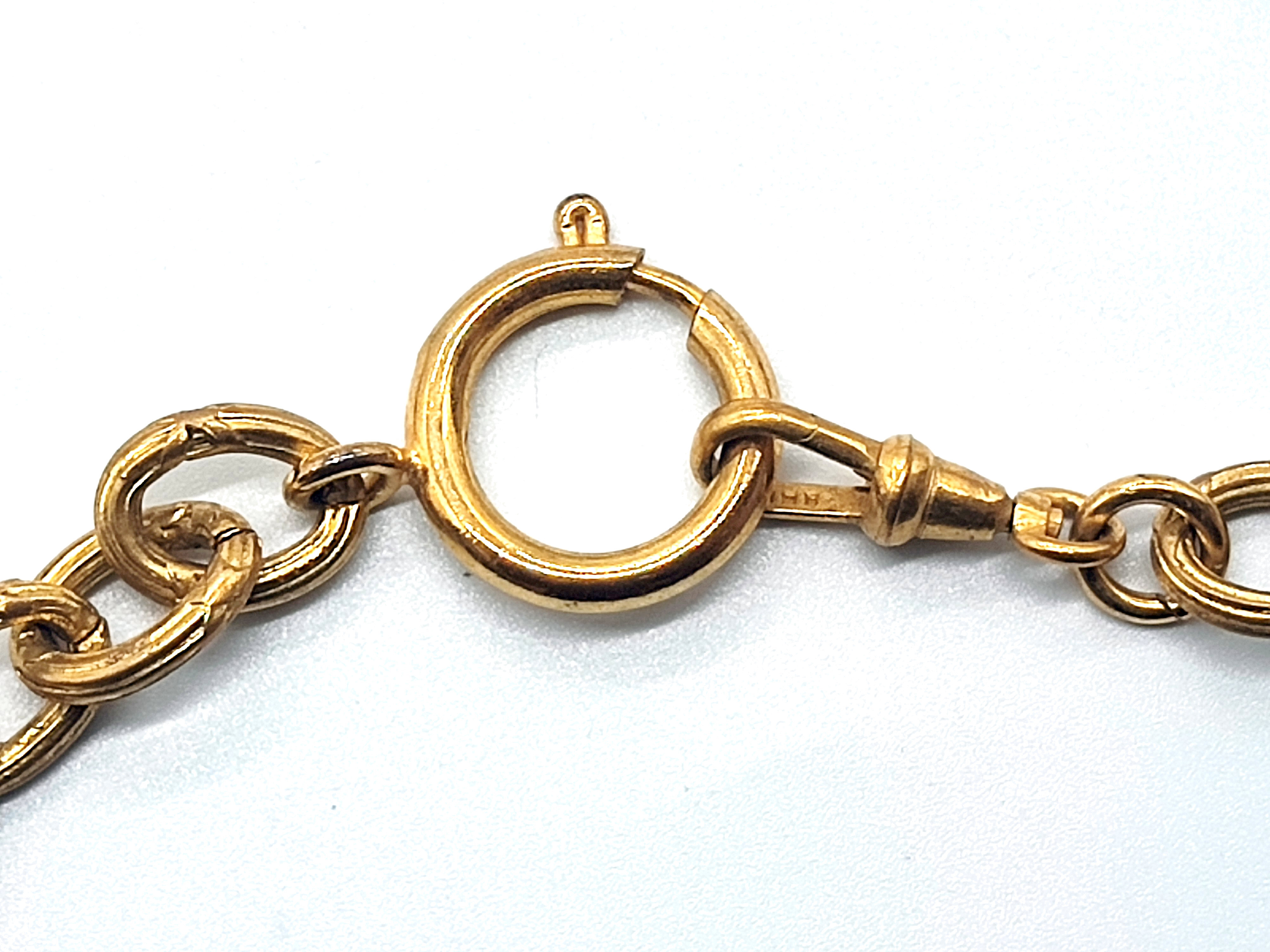 Coco Mark Triangle Mesh Pattern Necklace 28 Necklace — view 10