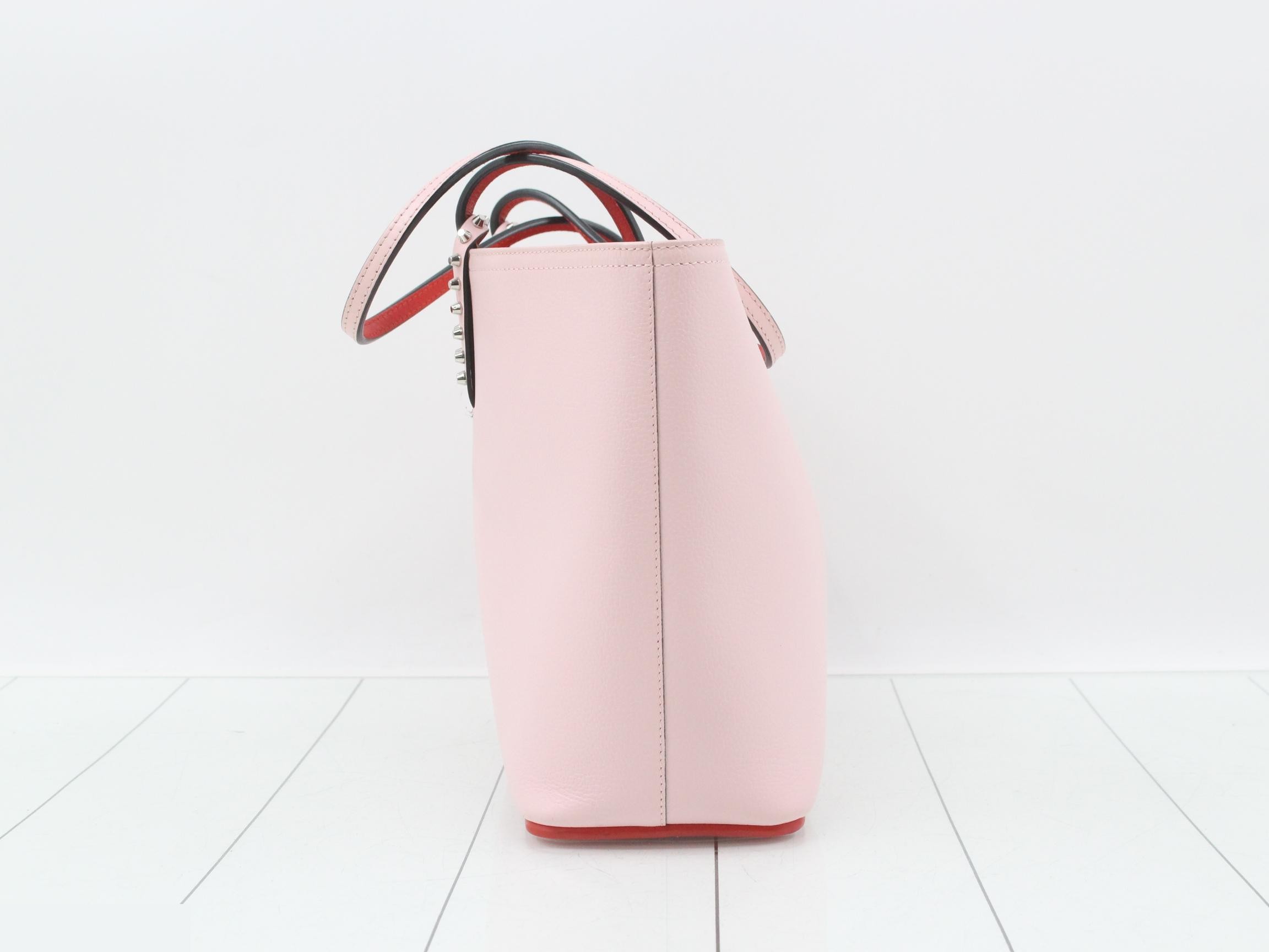 Kabata Tote Bag, Leather, Pink — view 3