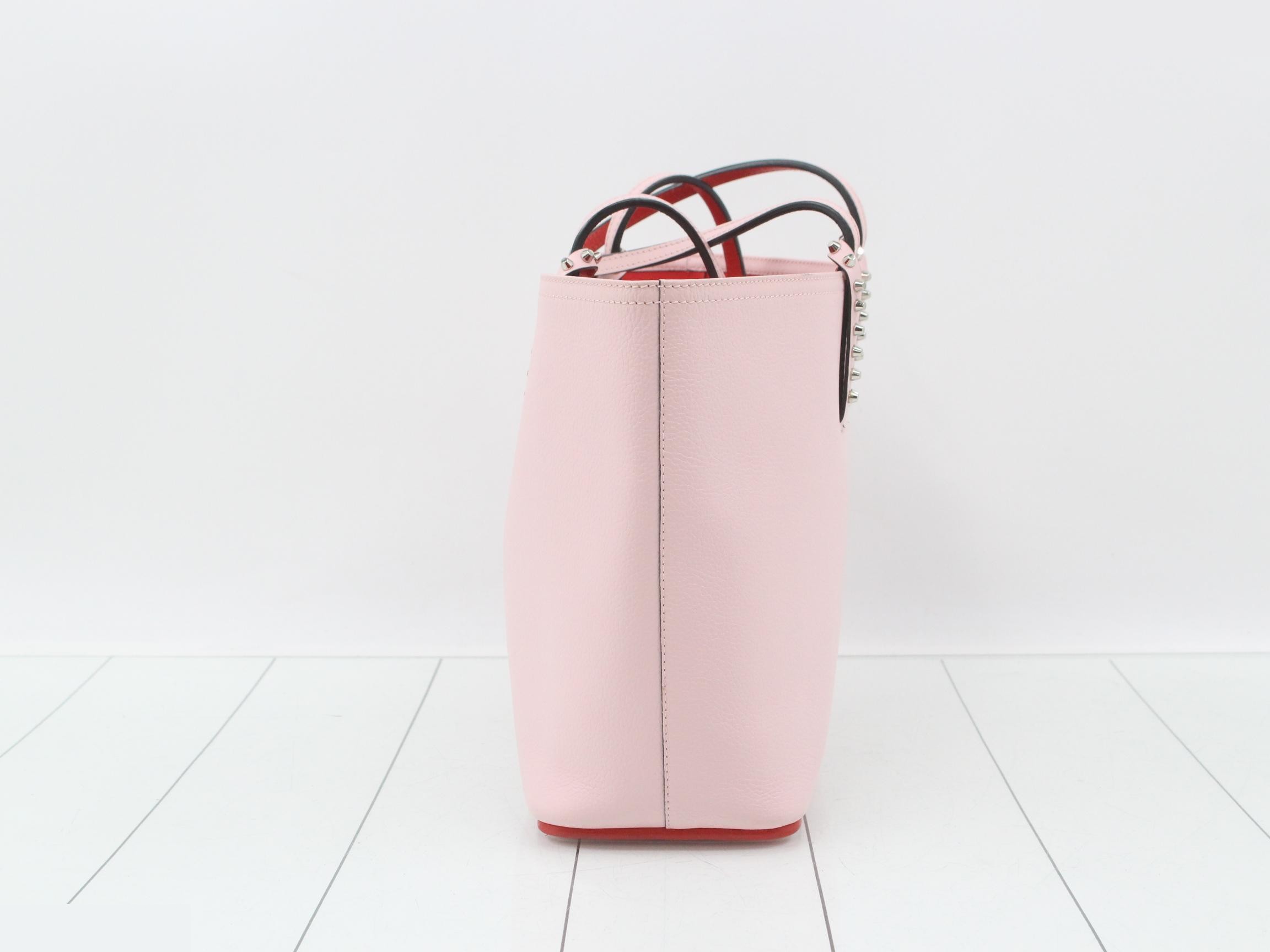 Kabata Tote Bag, Leather, Pink — view 4