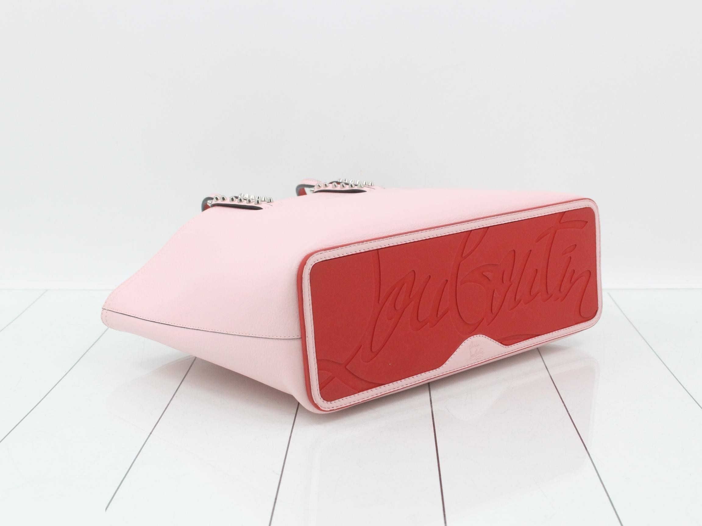 Kabata Tote Bag, Leather, Pink — view 5