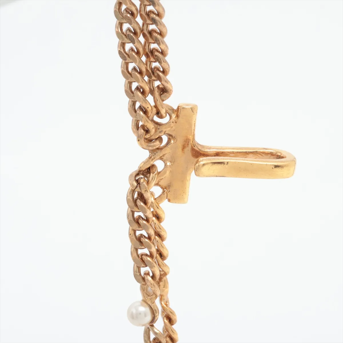 Cocomark 03A Necklace GP x Fake Pearl Gold — view 3