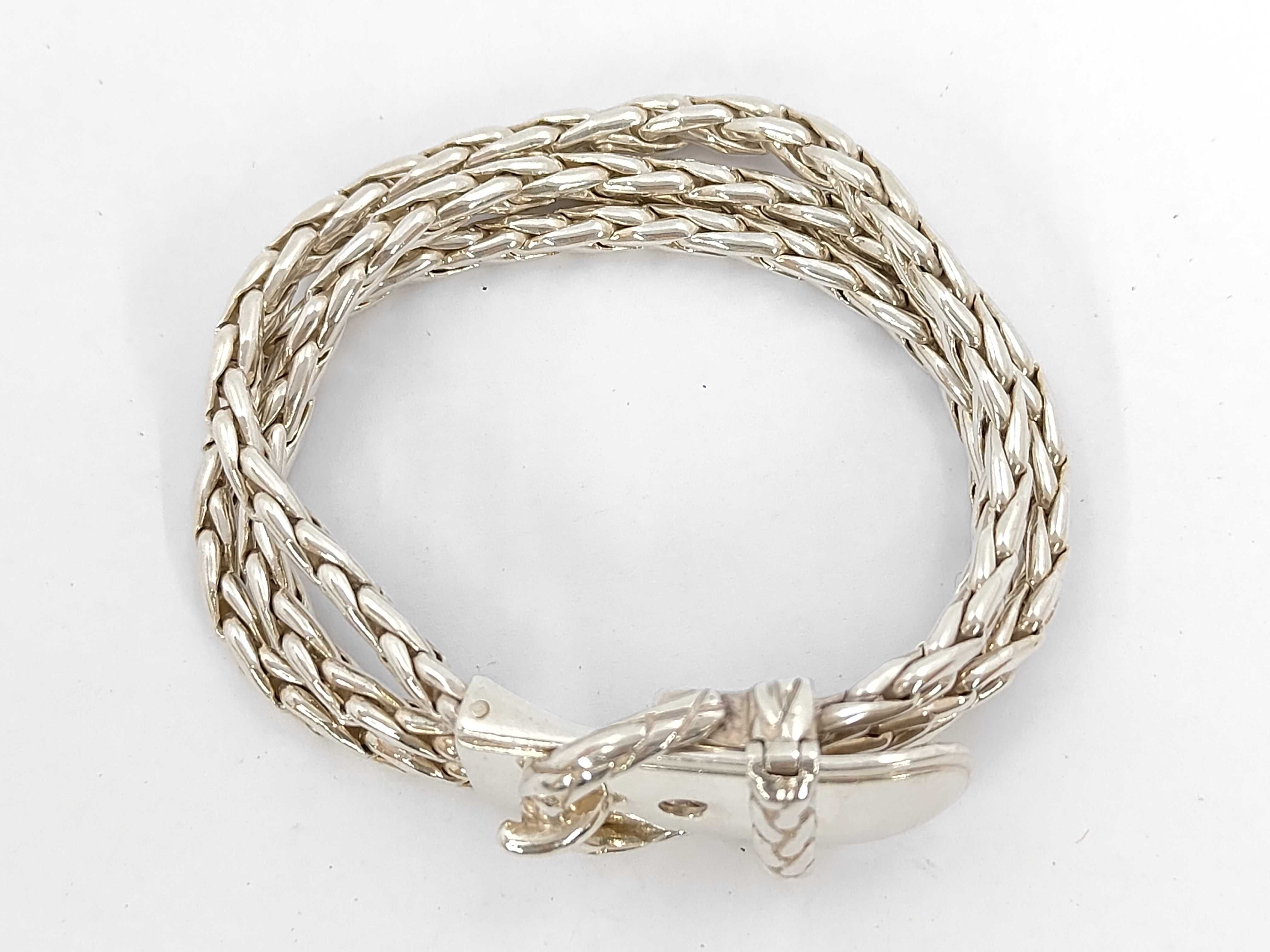 Diane Triple Strand Bracelet 925 56.8g Bracelet/Bangle — view 2