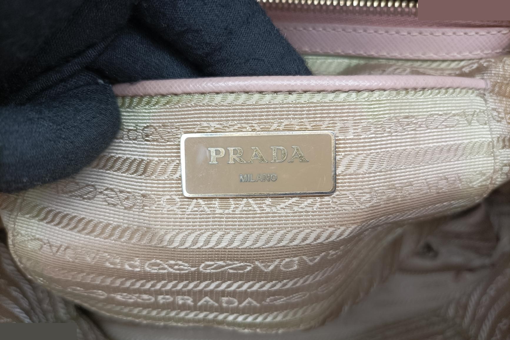 Galleria Saffiano Leather Pink — view 7