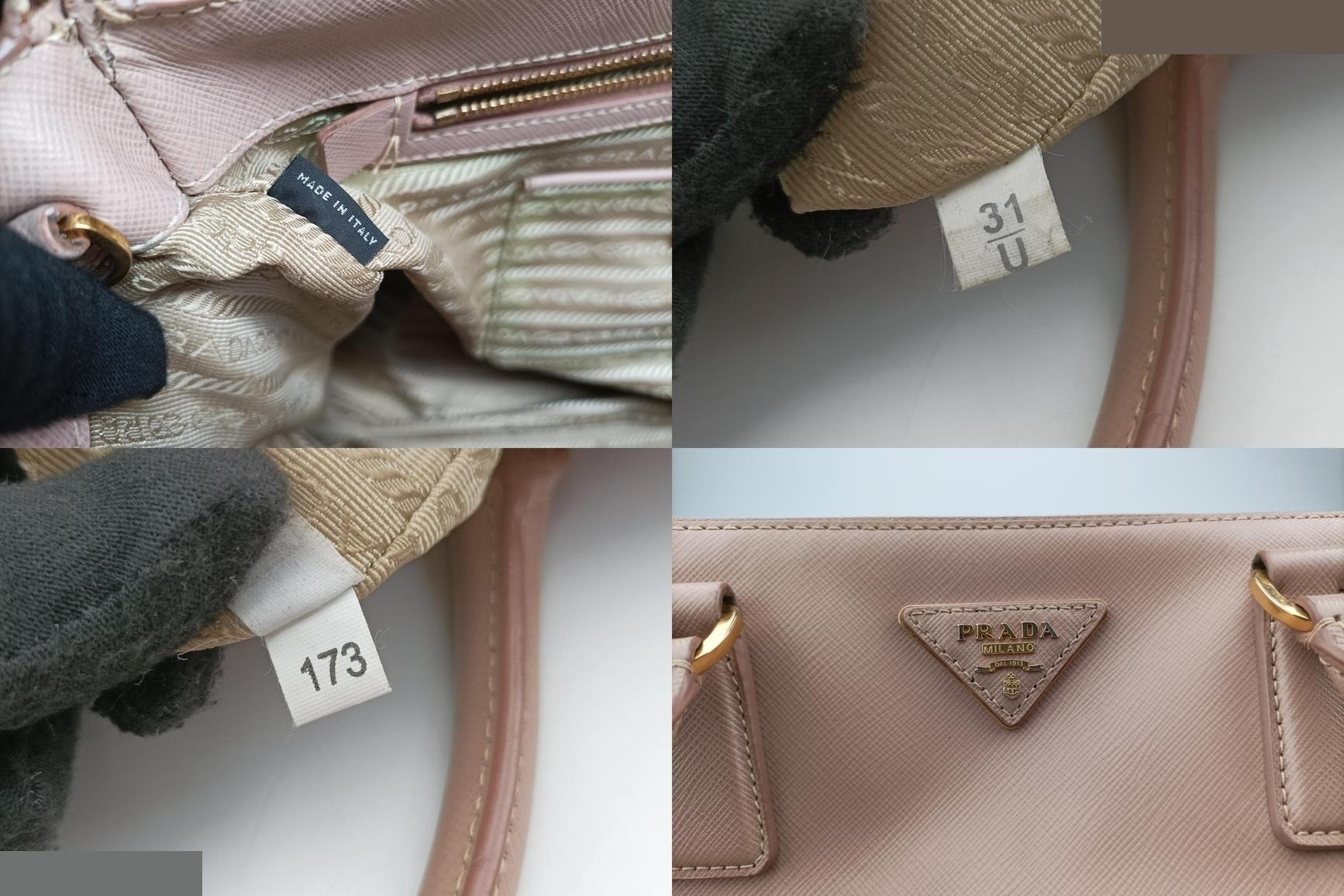 Galleria Saffiano Leather Pink — view 8