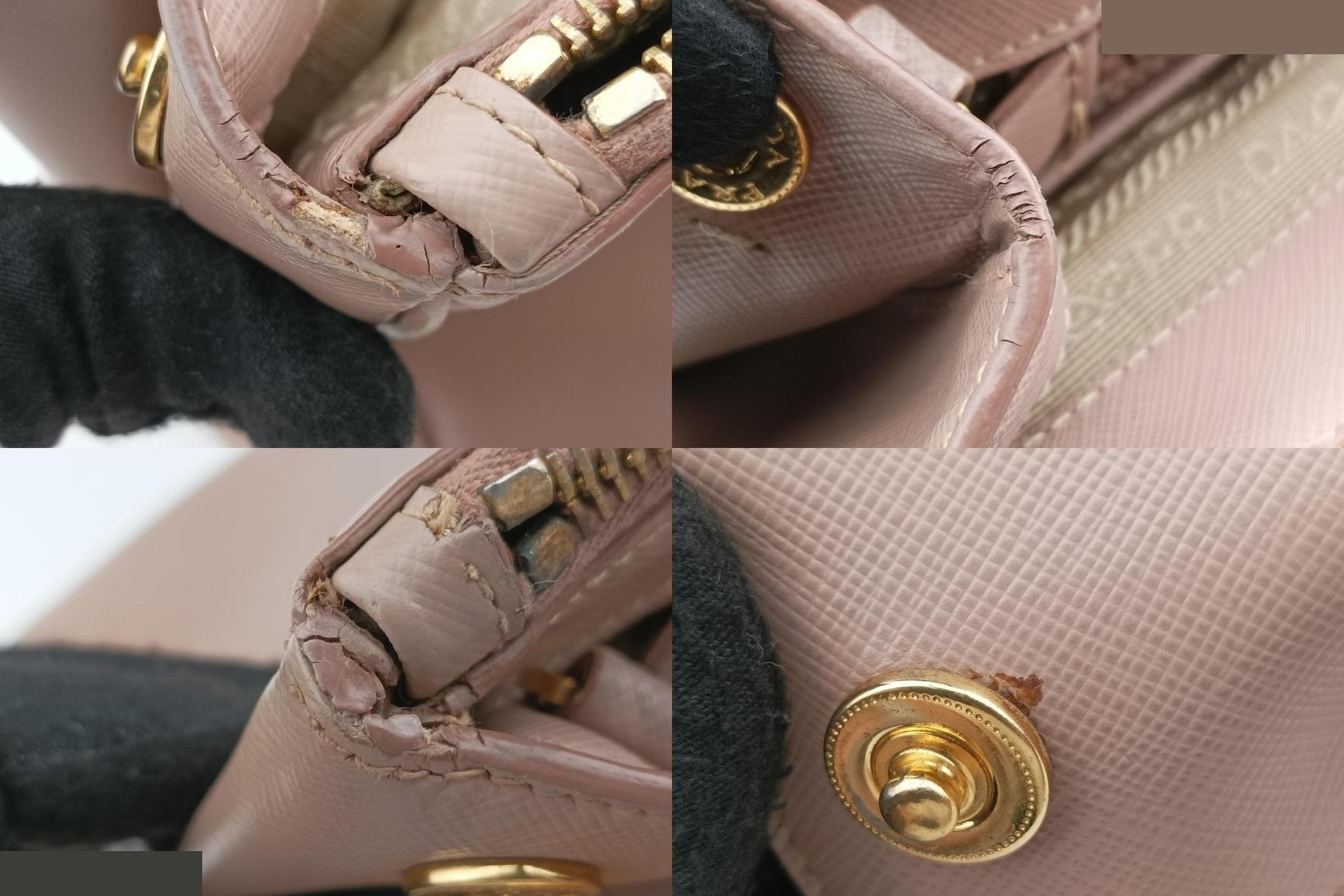 Galleria Saffiano Leather Pink — view 9