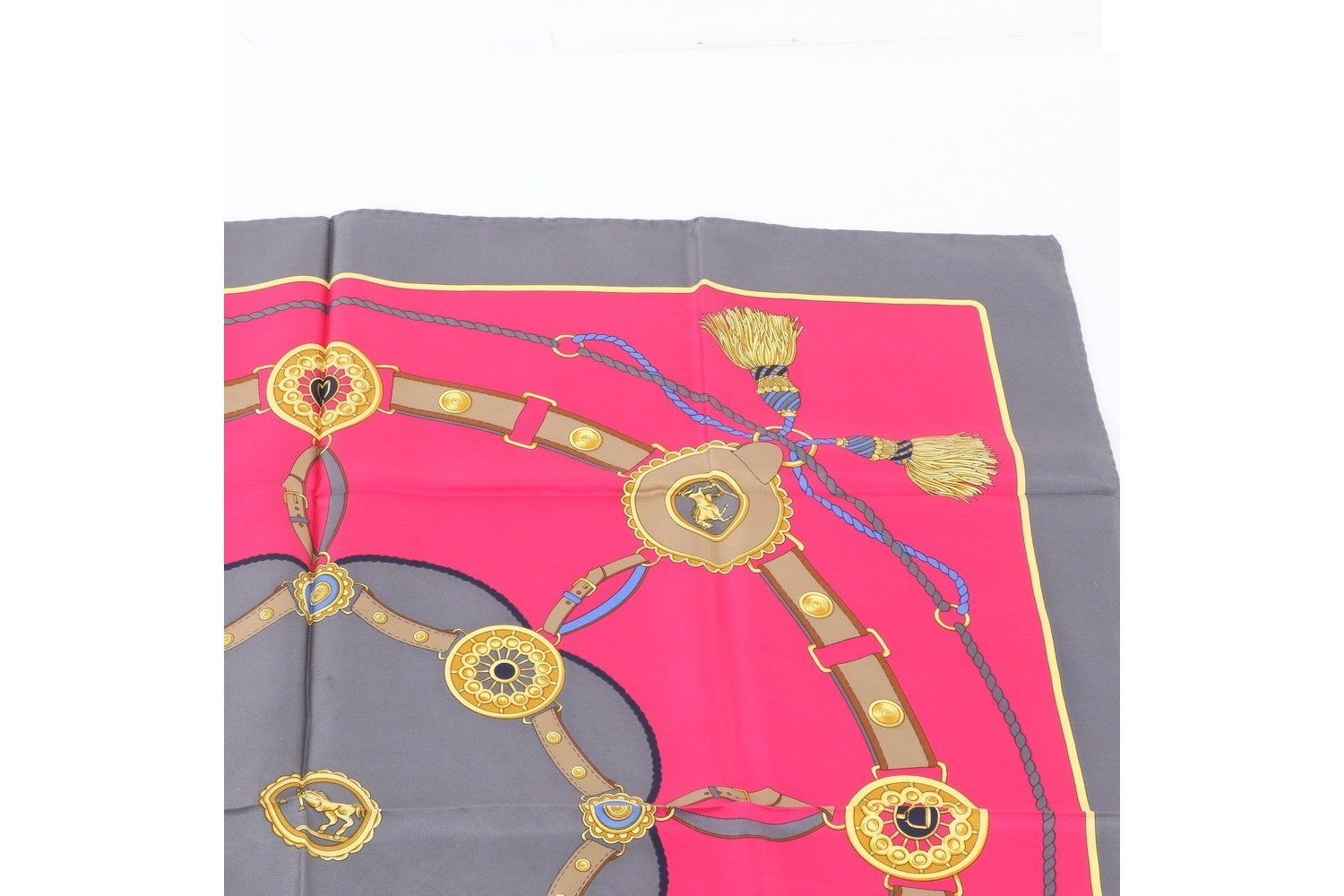 100% Silk Scarf with Tag — view 2