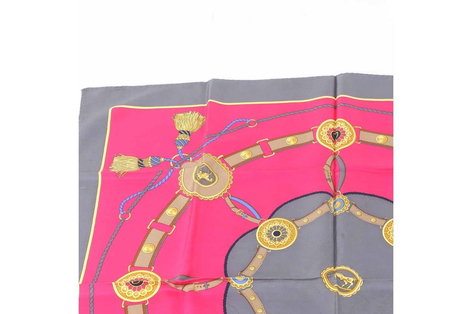100% Silk Scarf with Tag — view 3