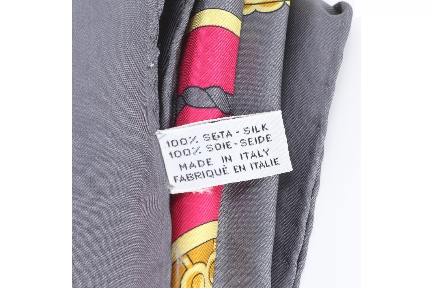 100% Silk Scarf with Tag — view 7