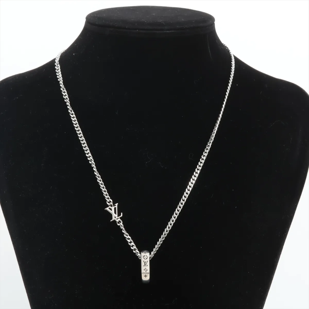 LE3275 Necklace, Metal, Silver, — view 5