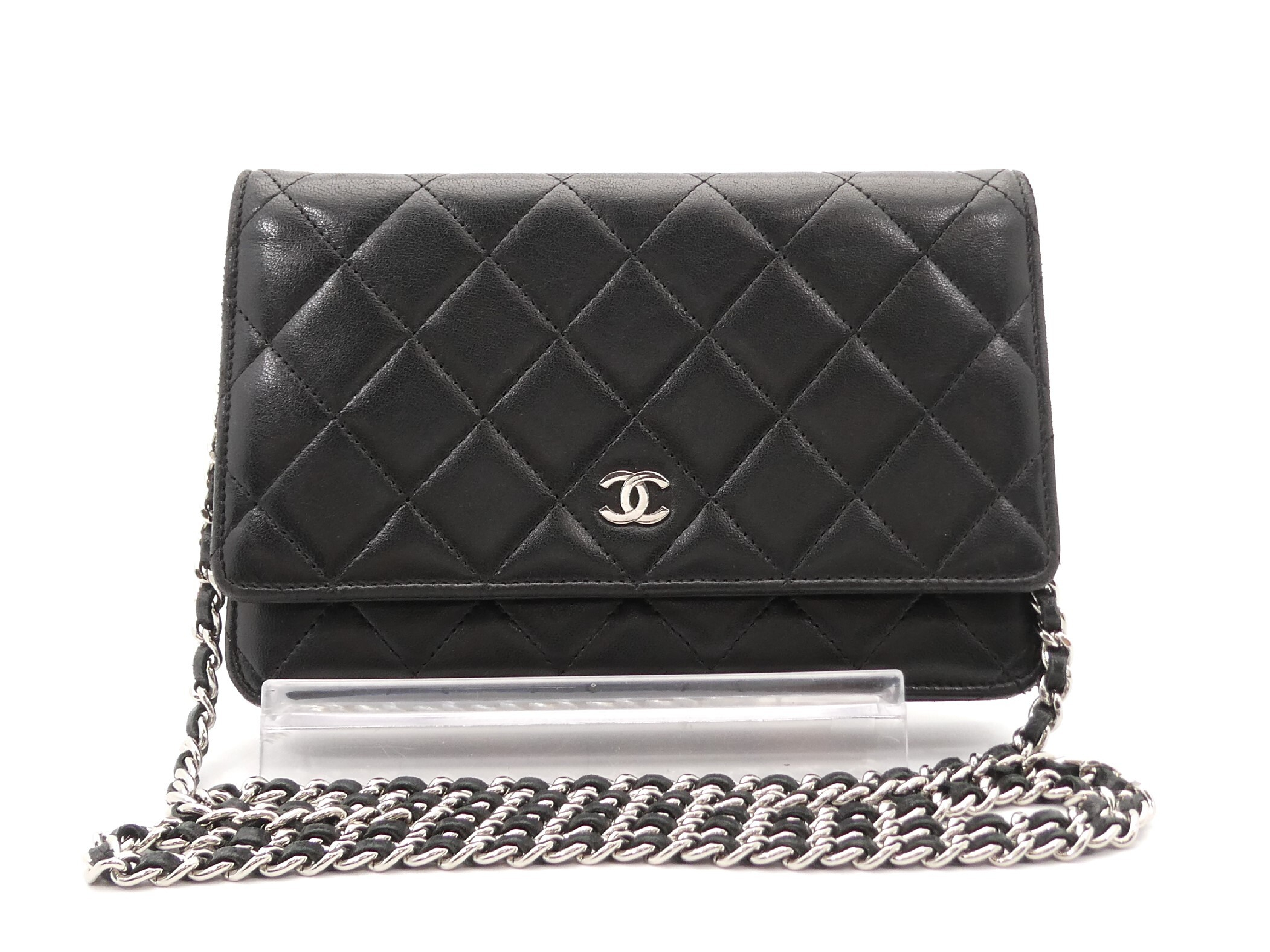 Matelassé Coco Mark Chain Wallet Shoulder Bag