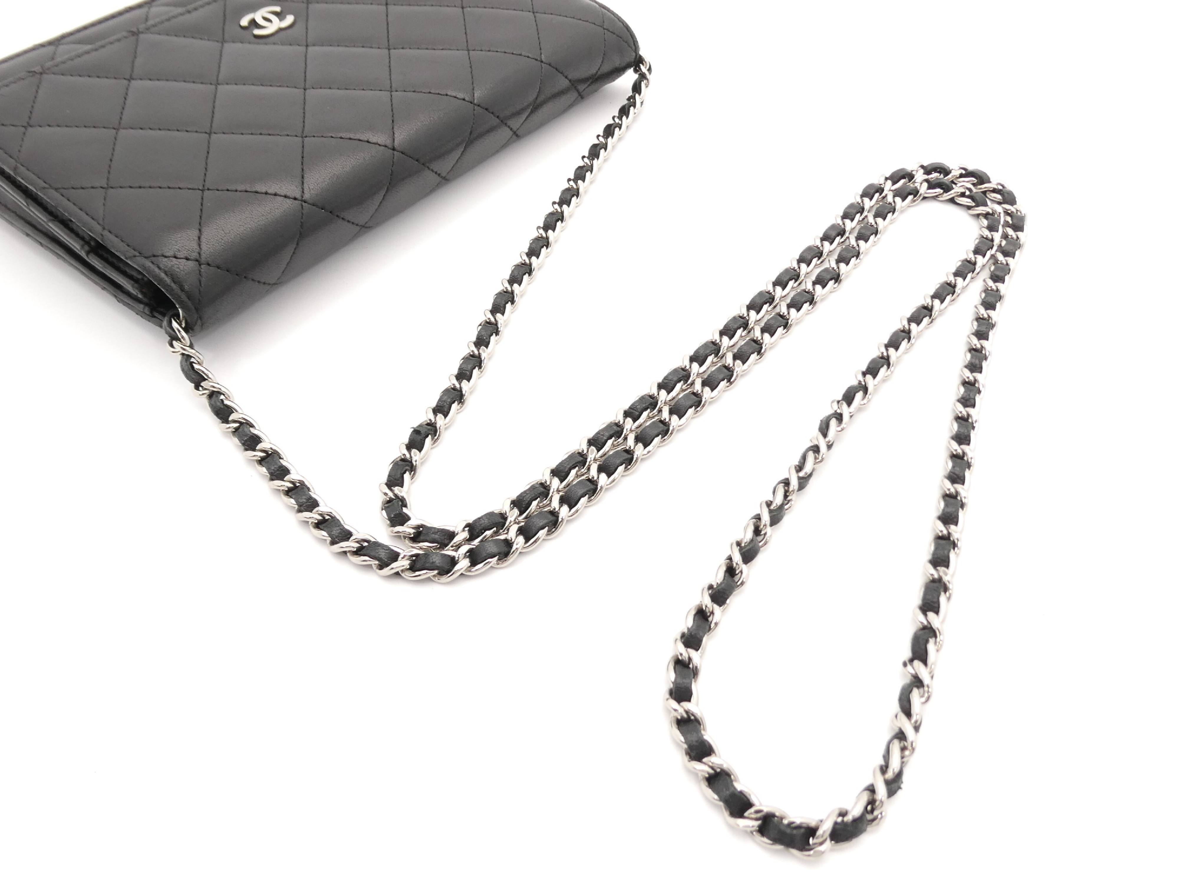 Matelassé Coco Mark Chain Wallet Shoulder Bag — view 6