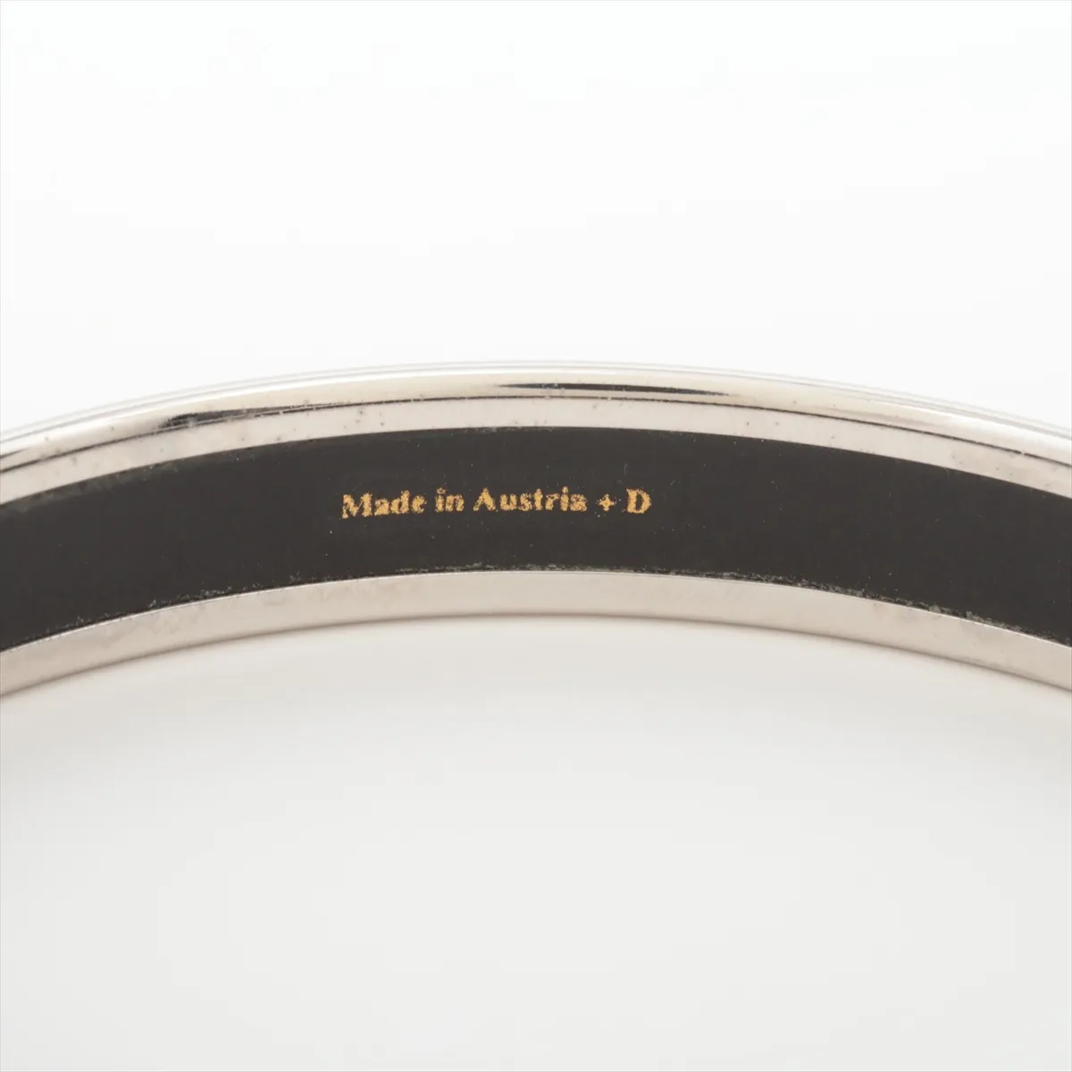 Enamel PM Bangle GP Black x Silver — view 4