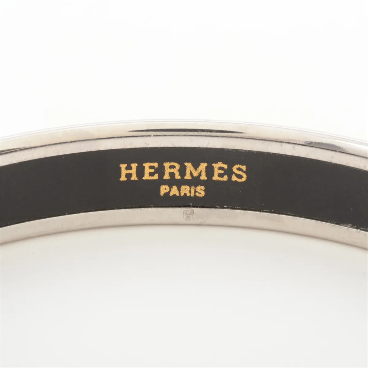 Enamel PM Bangle GP Black x Silver — view 5