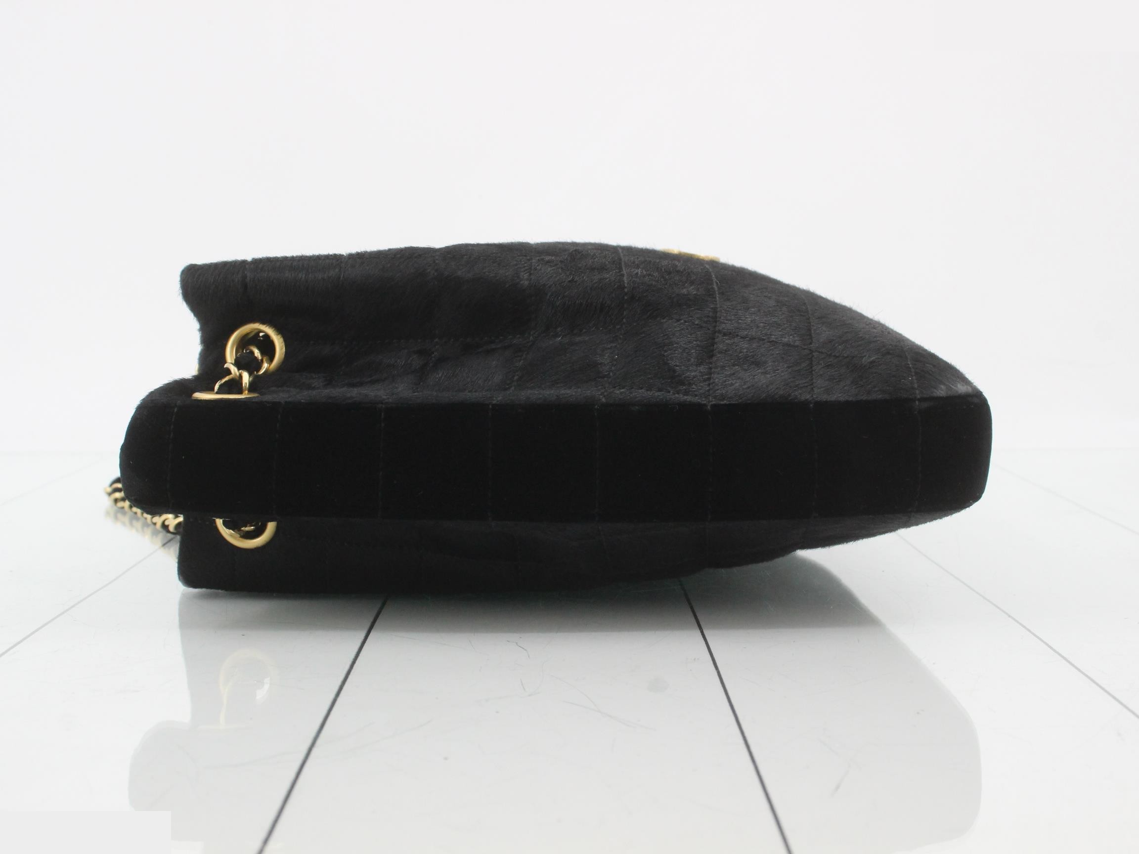 Calf hair shoulder bag — view 4