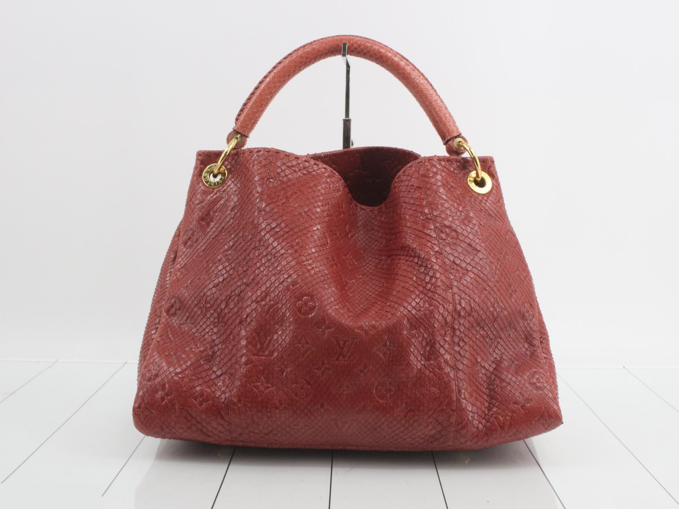 Monogram Python Artsy MM Red