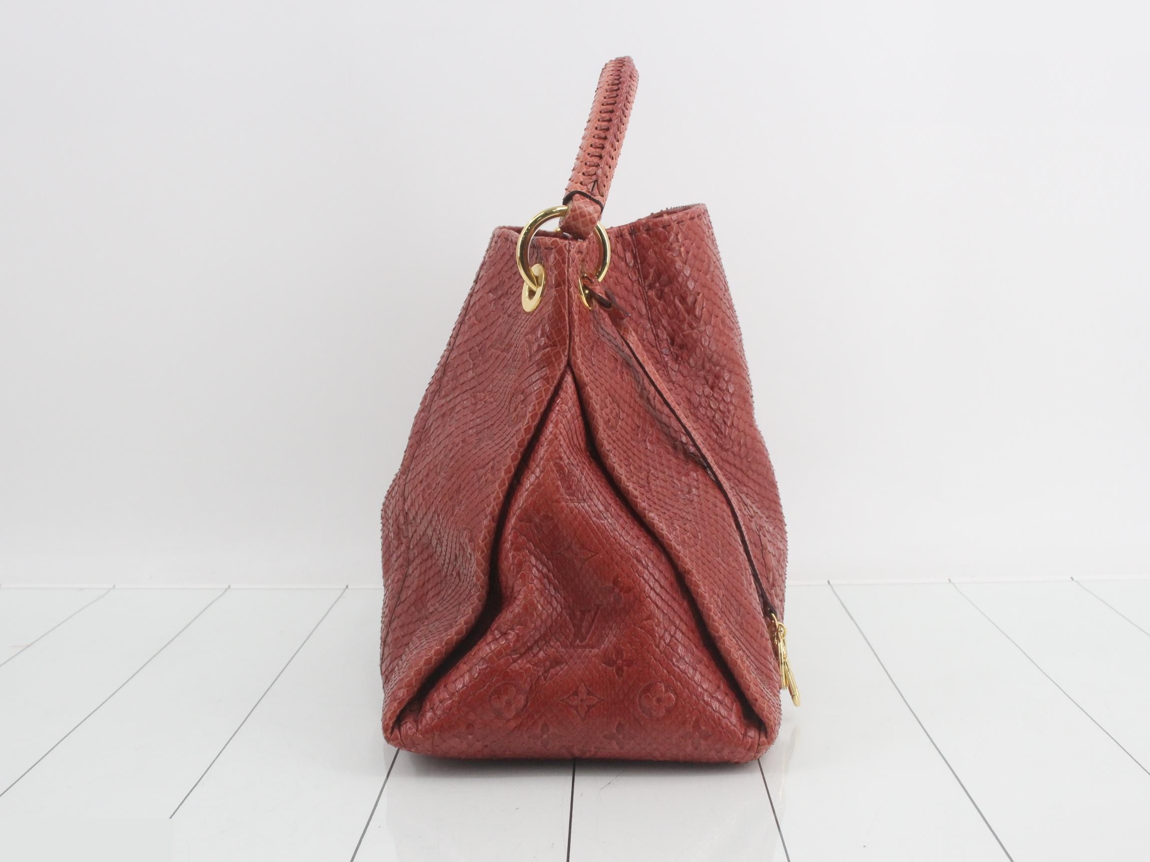 Monogram Python Artsy MM Red — view 3