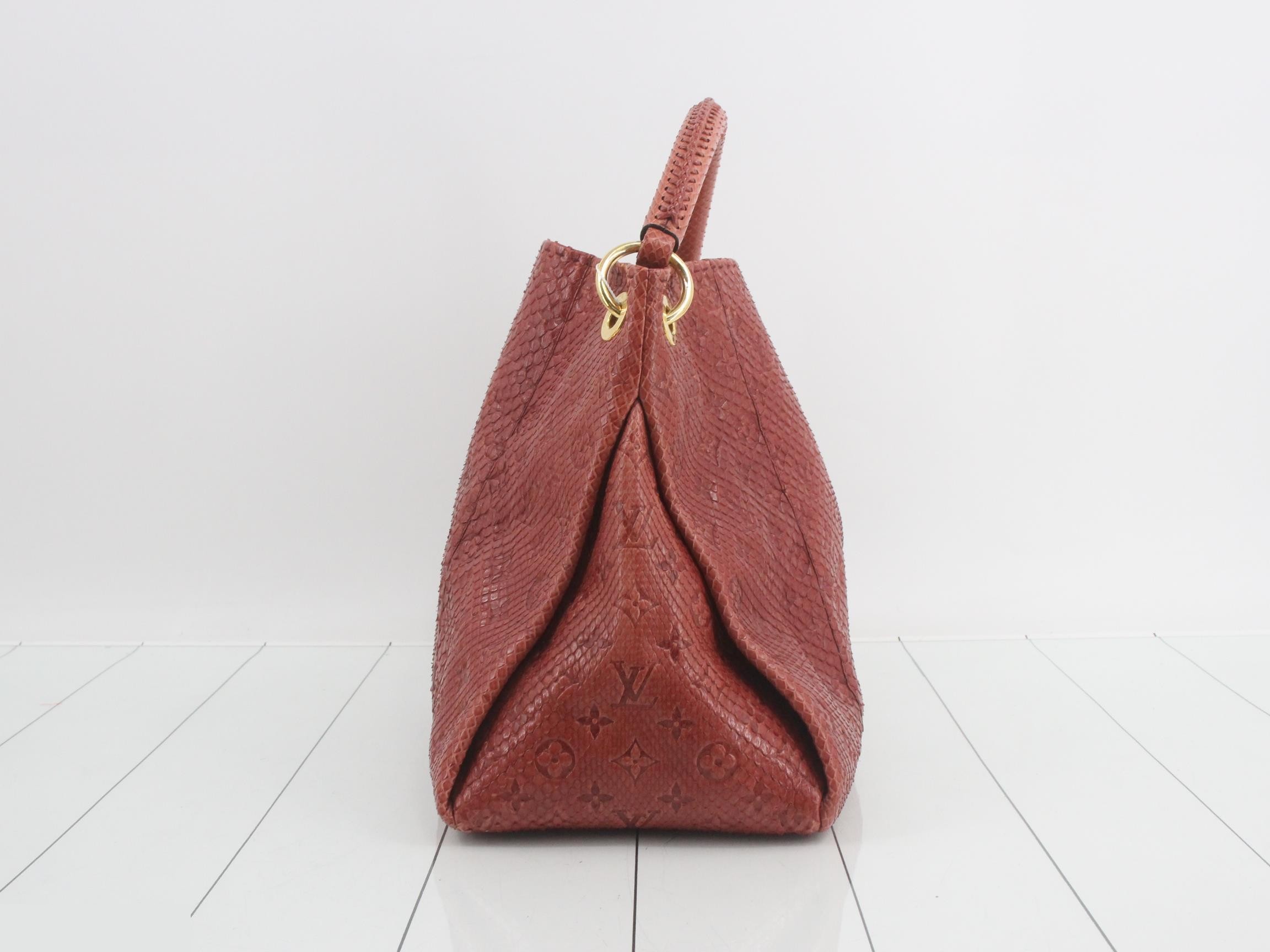 Monogram Python Artsy MM Red — view 4