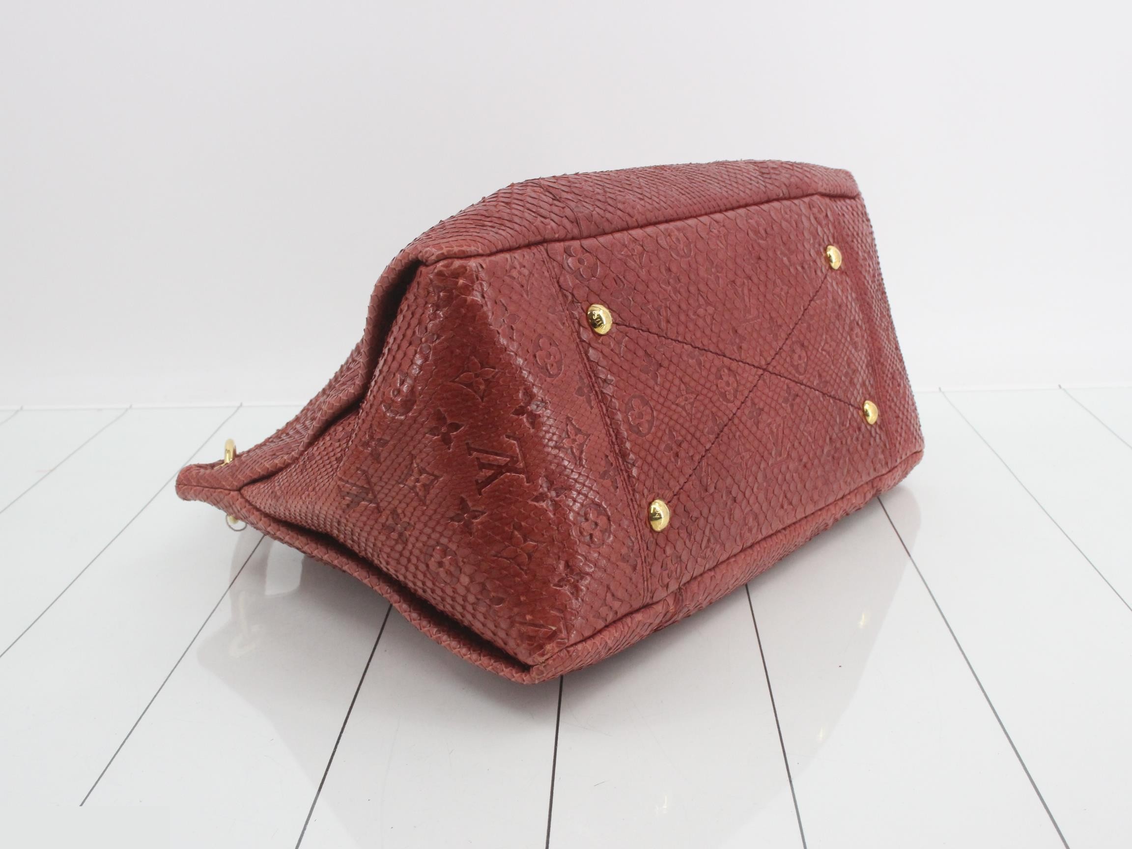 Monogram Python Artsy MM Red — view 5