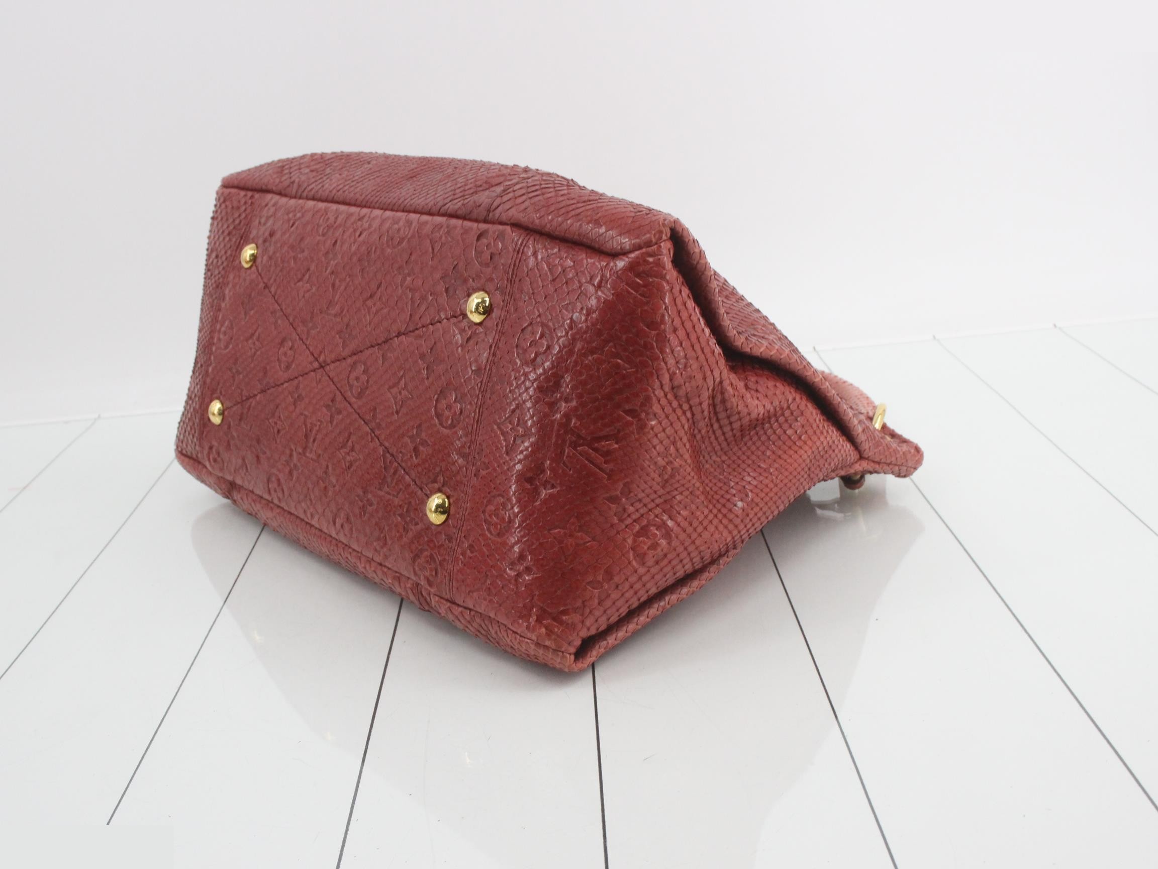Monogram Python Artsy MM Red — view 6