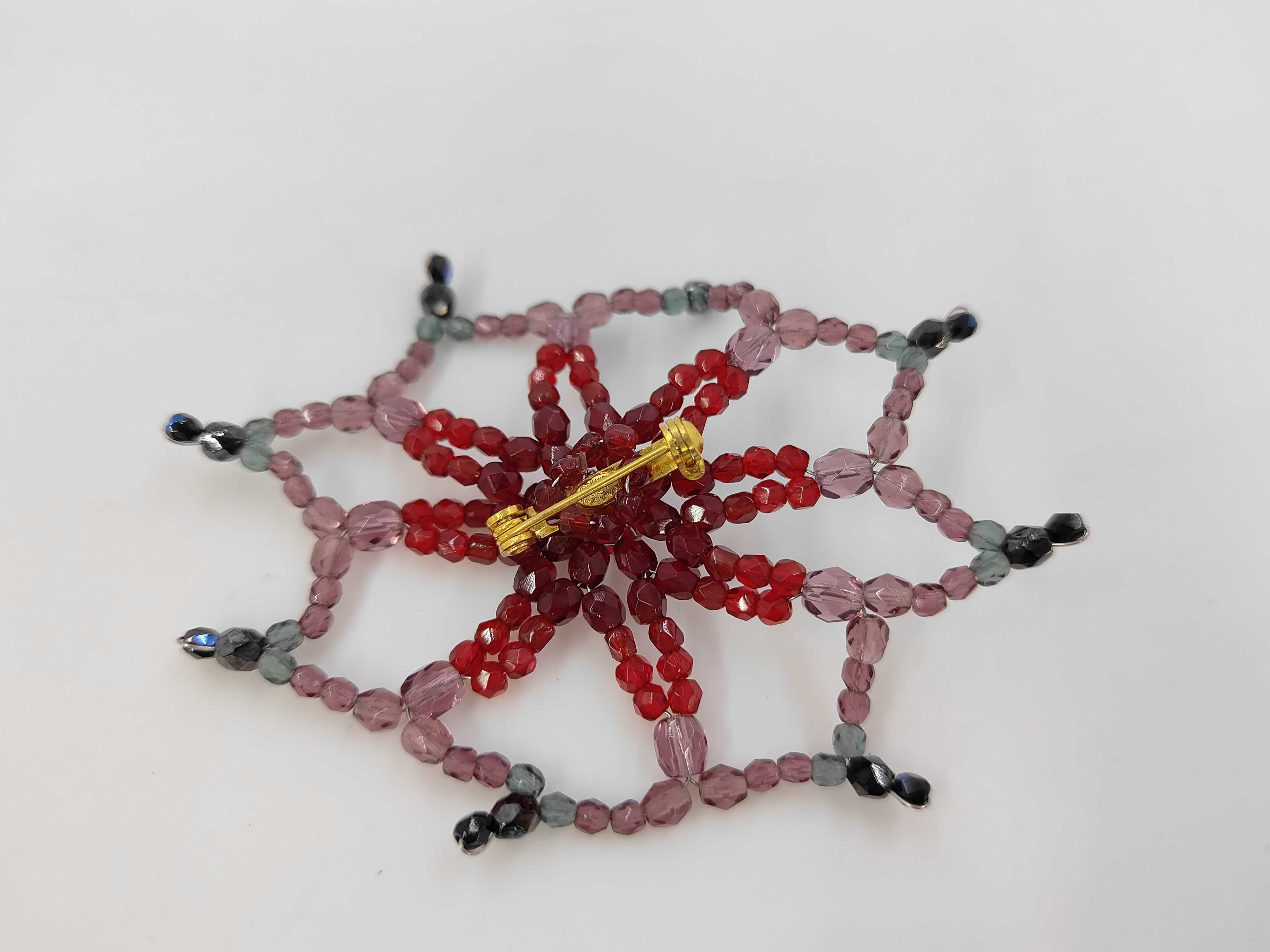 Flower Bead Brooch — view 2
