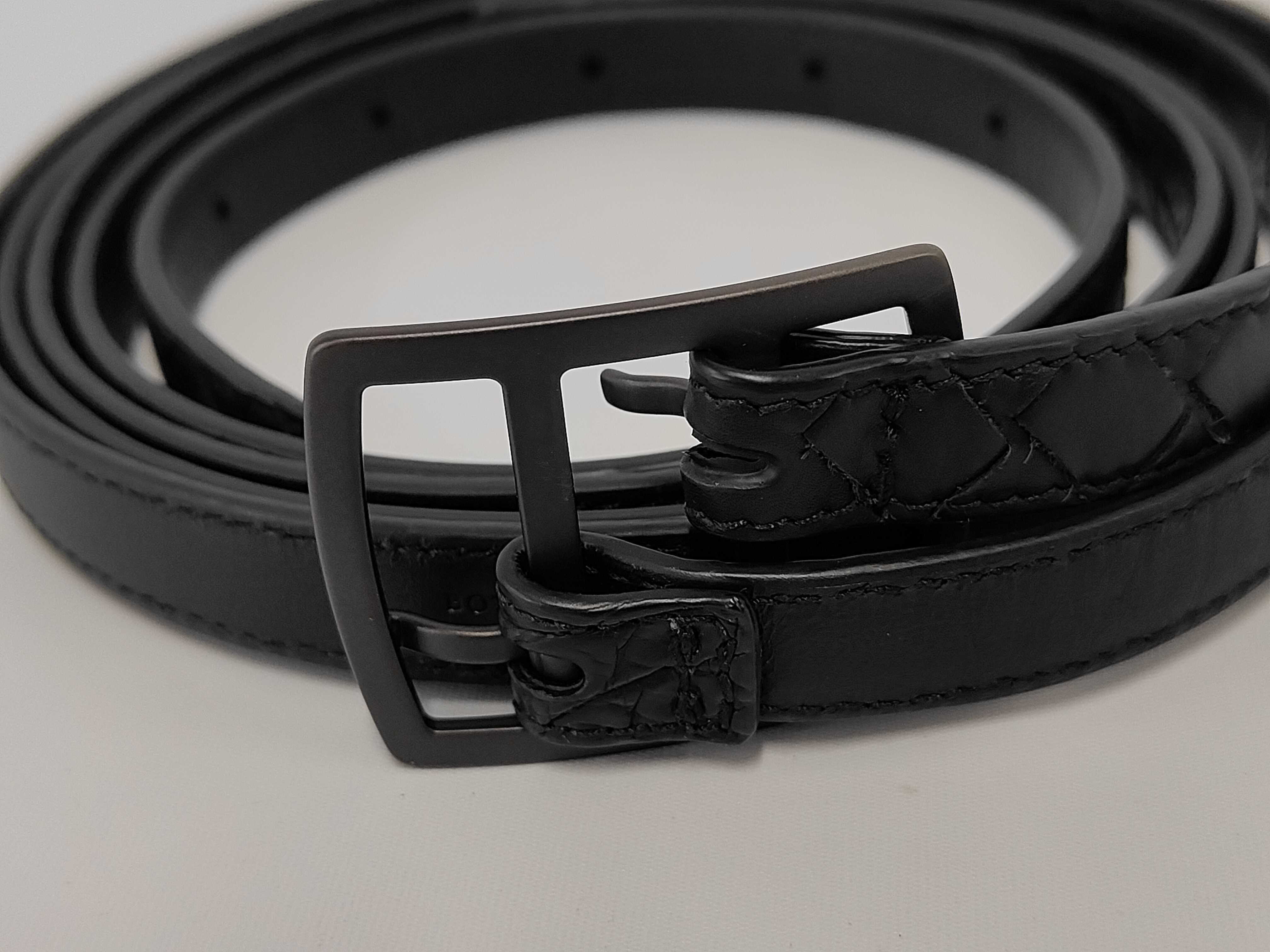 Intrecciato Leather Solo Belt 100CM Belt — view 2