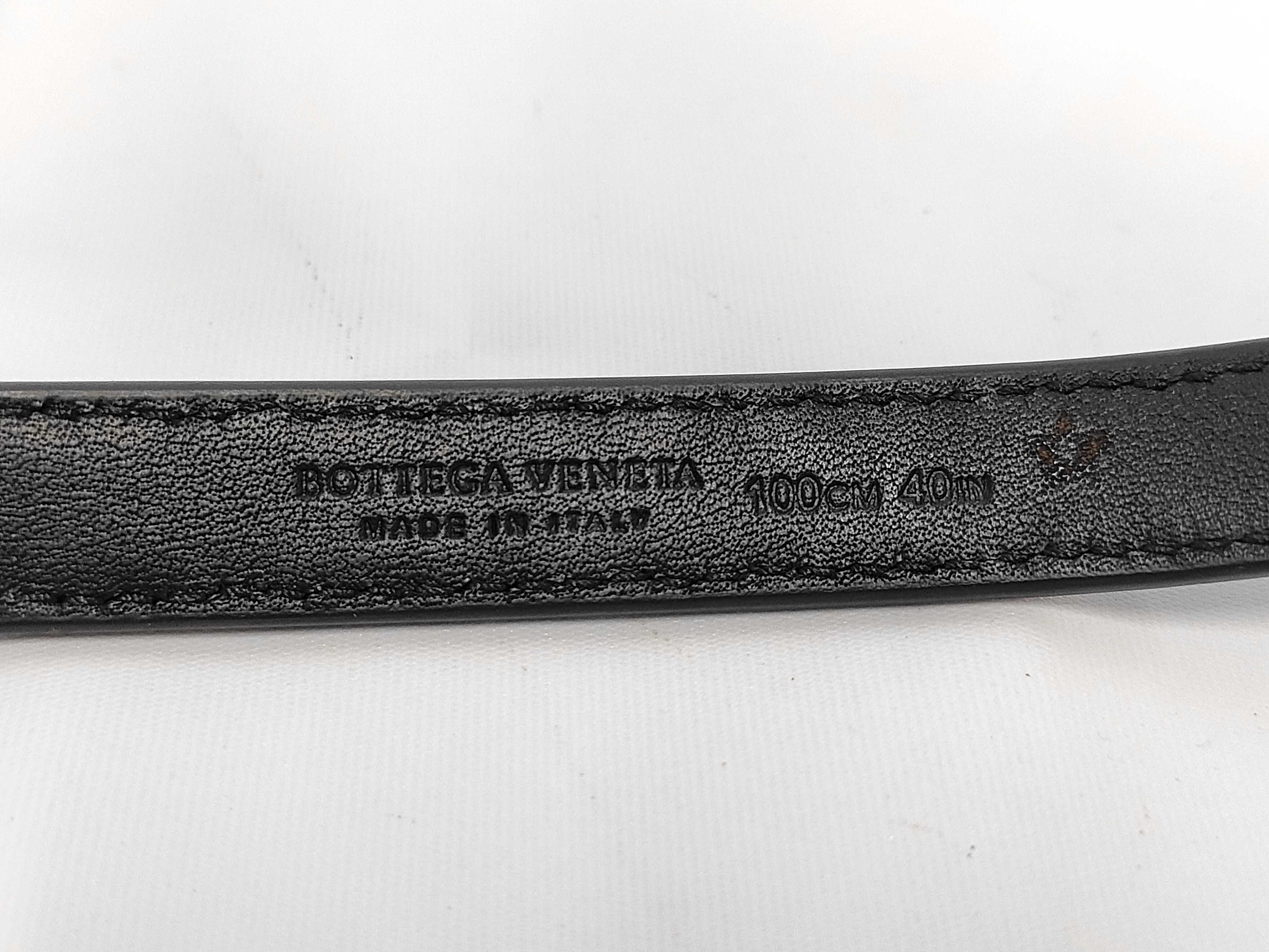 Intrecciato Leather Solo Belt 100CM Belt — view 5