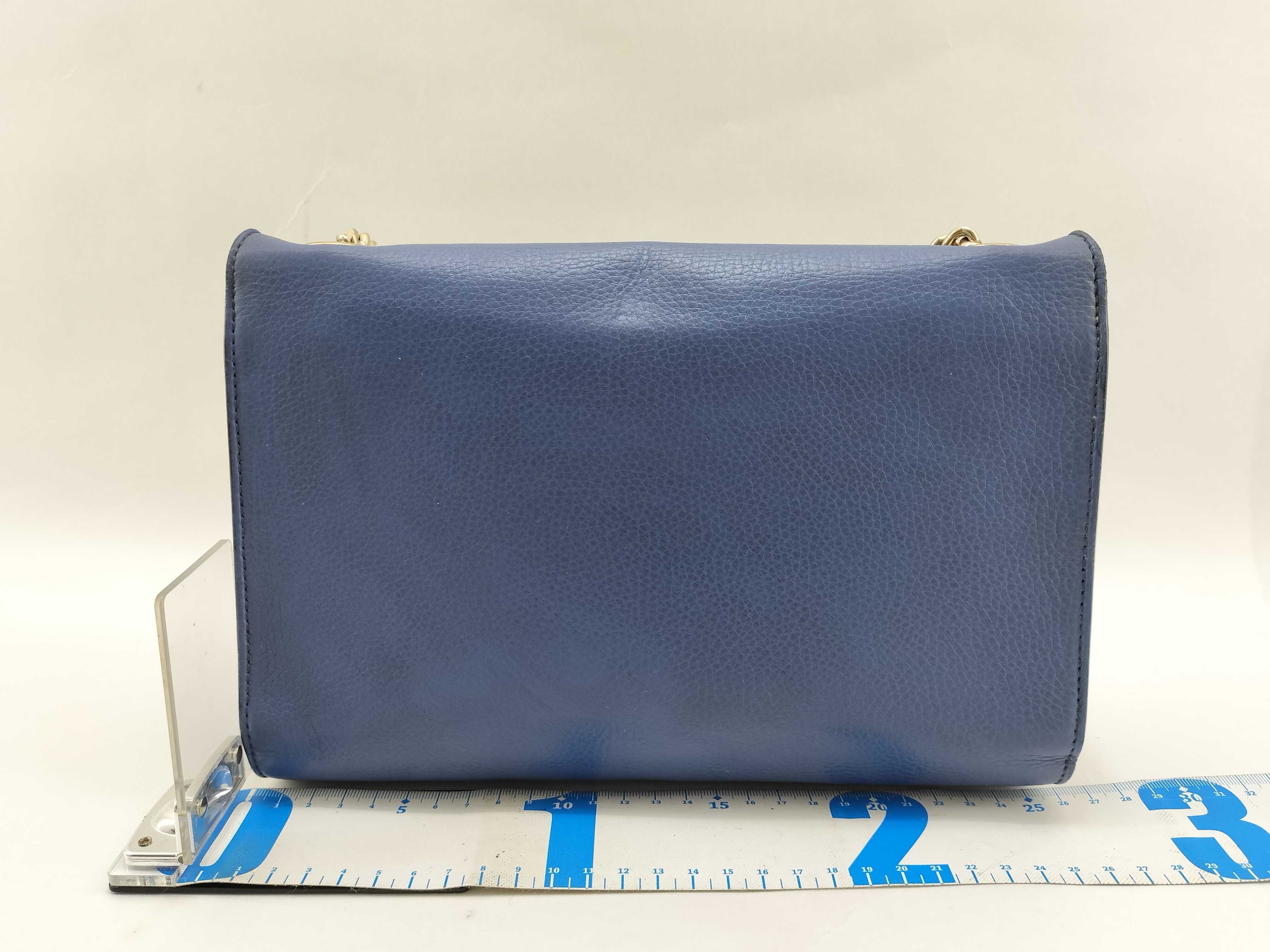 Bamboo Leather Chain Shoulder Bag (Serial Number) — view 2