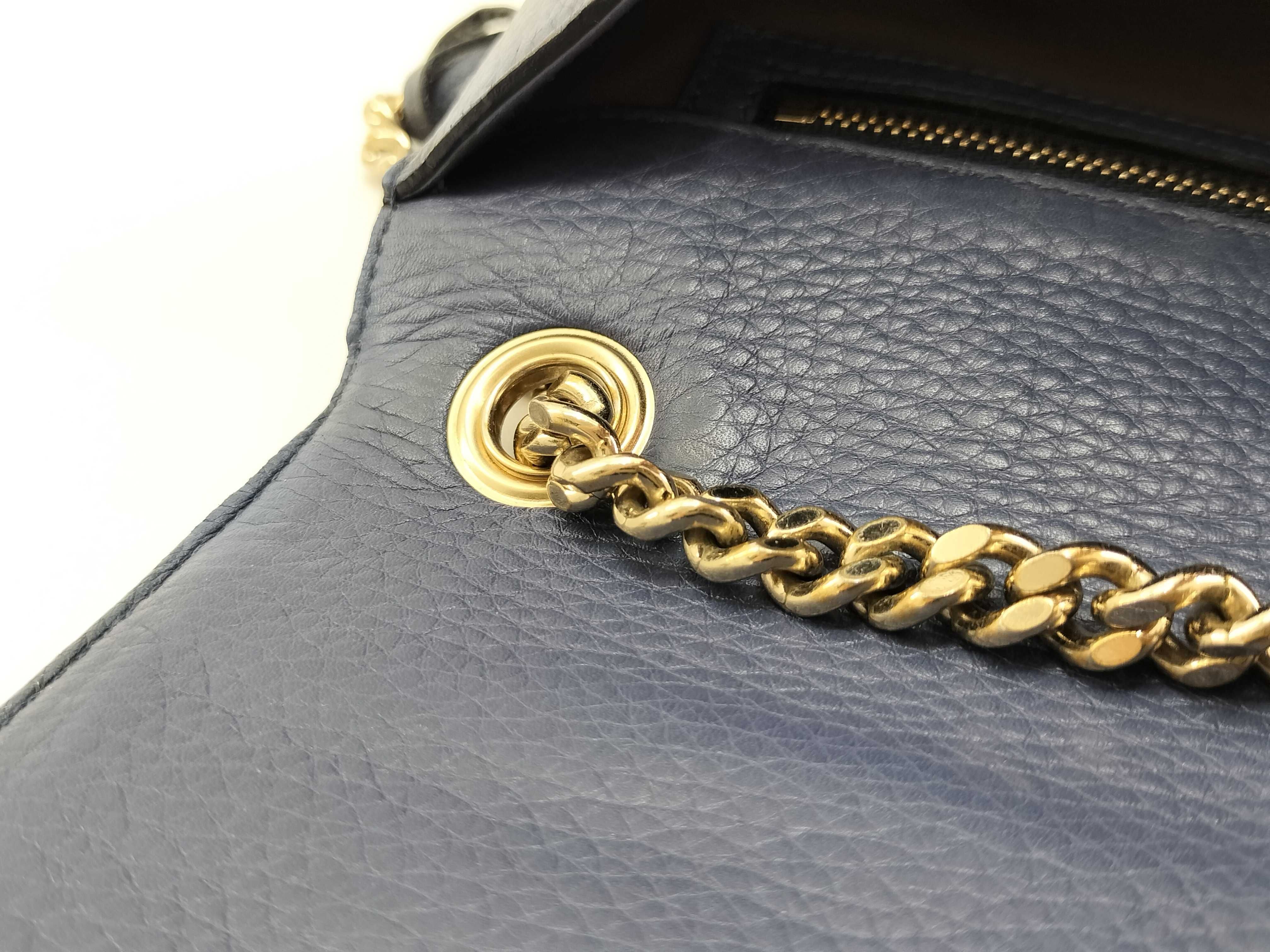 Bamboo Leather Chain Shoulder Bag (Serial Number) — view 11