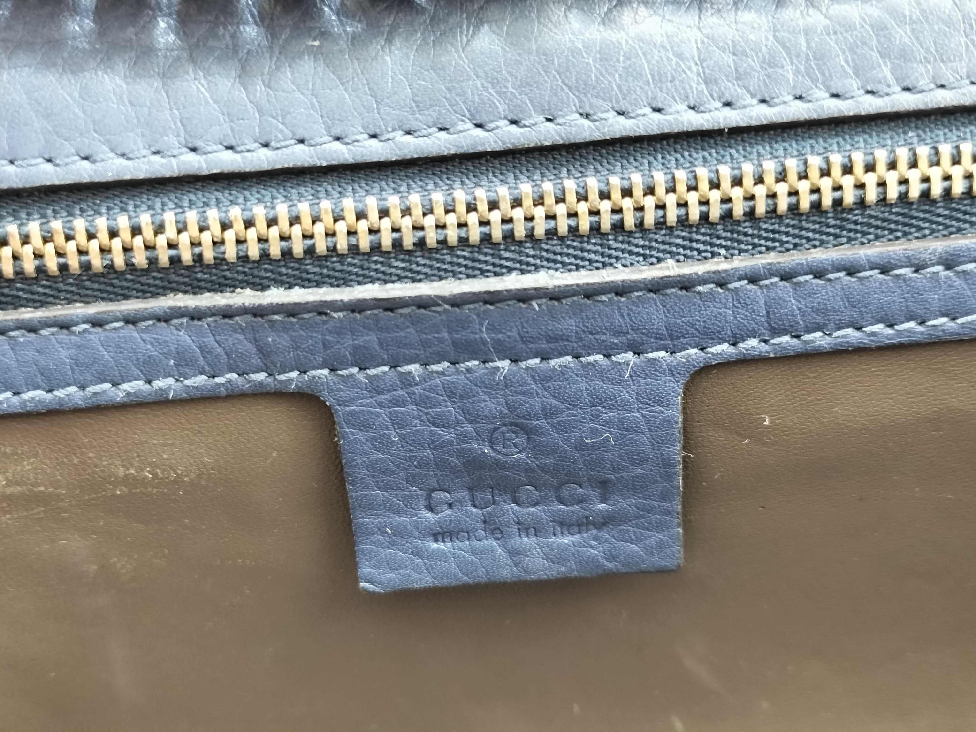Bamboo Leather Chain Shoulder Bag (Serial Number) — view 14