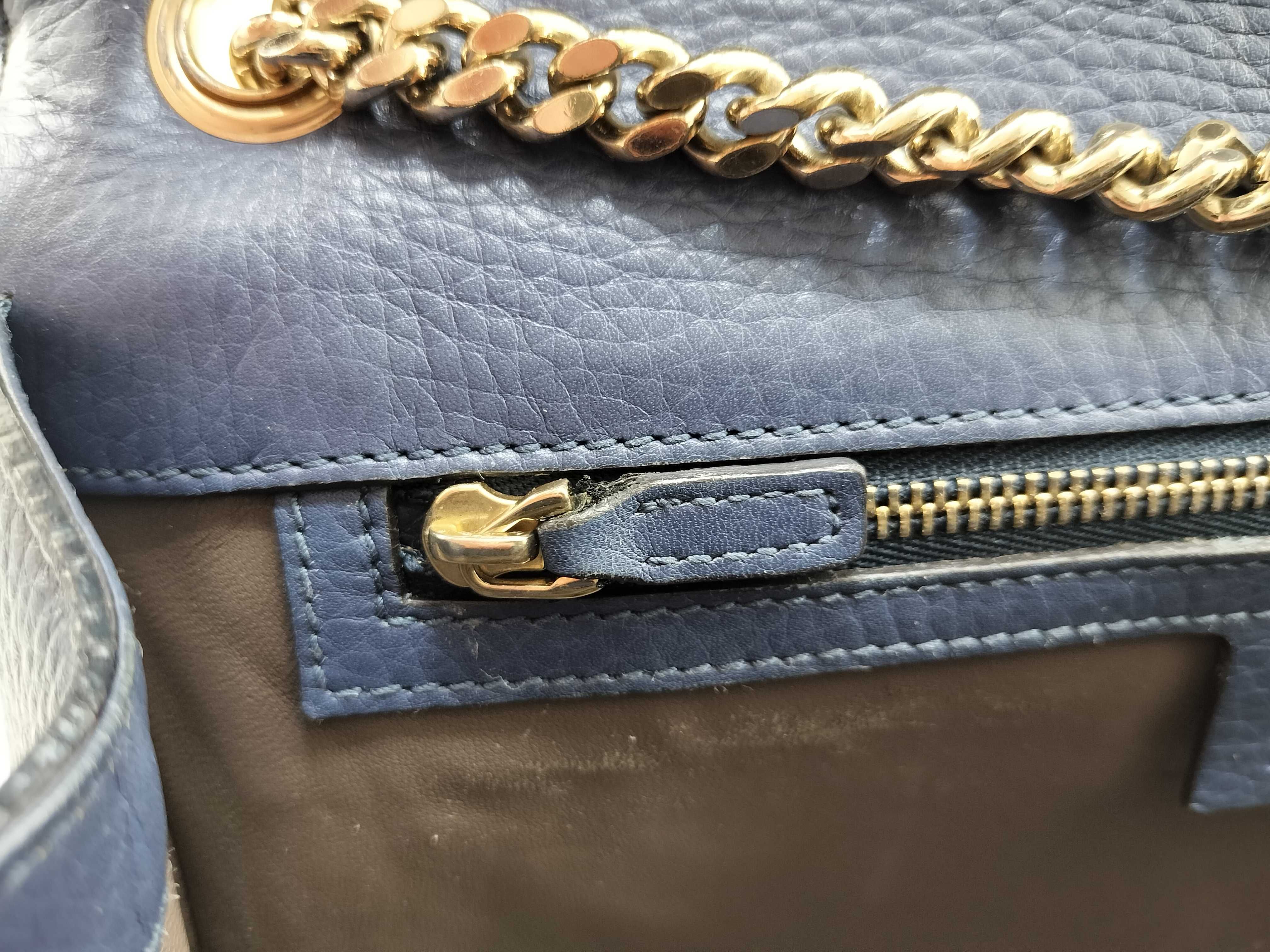 Bamboo Leather Chain Shoulder Bag (Serial Number) — view 15